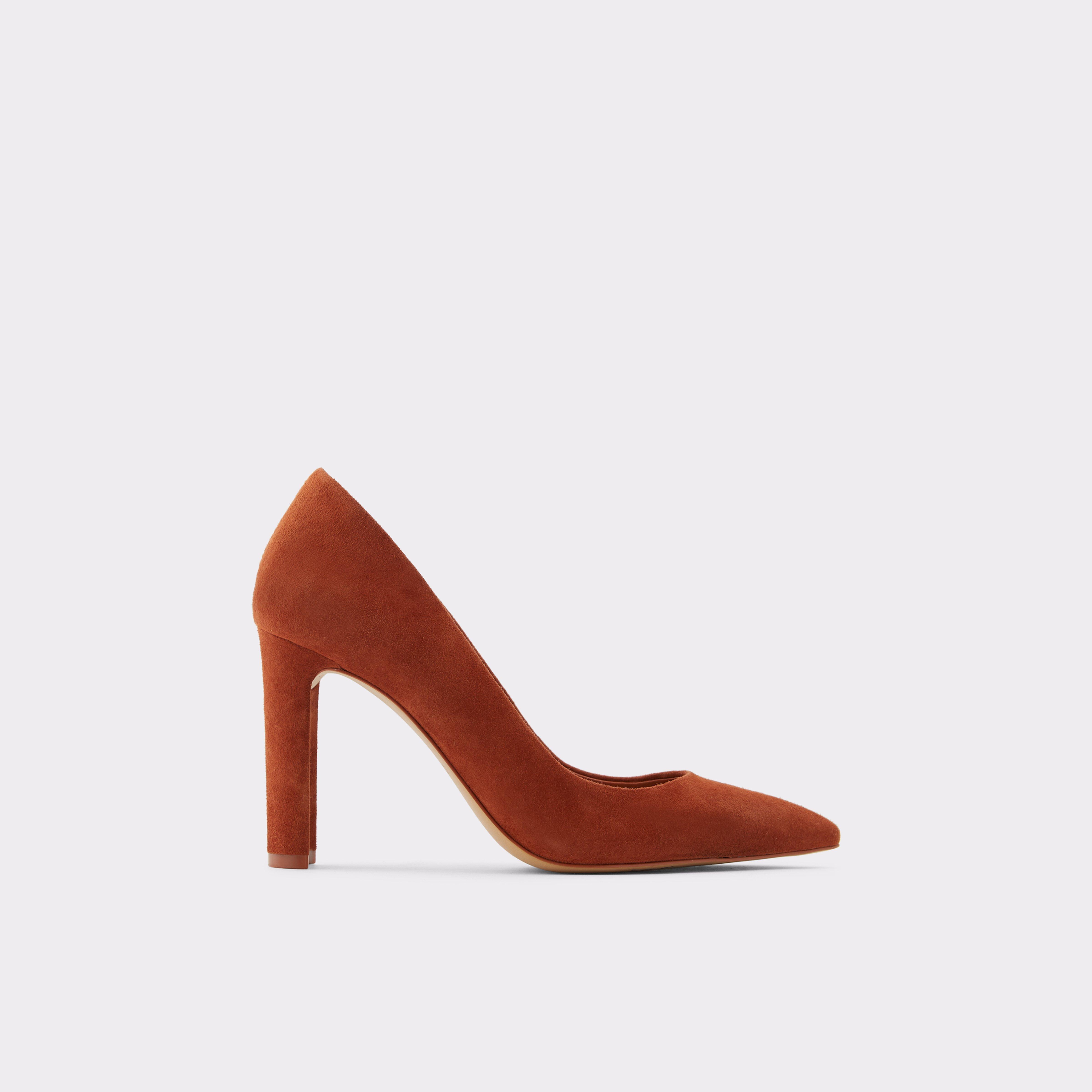 aldo brown pumps