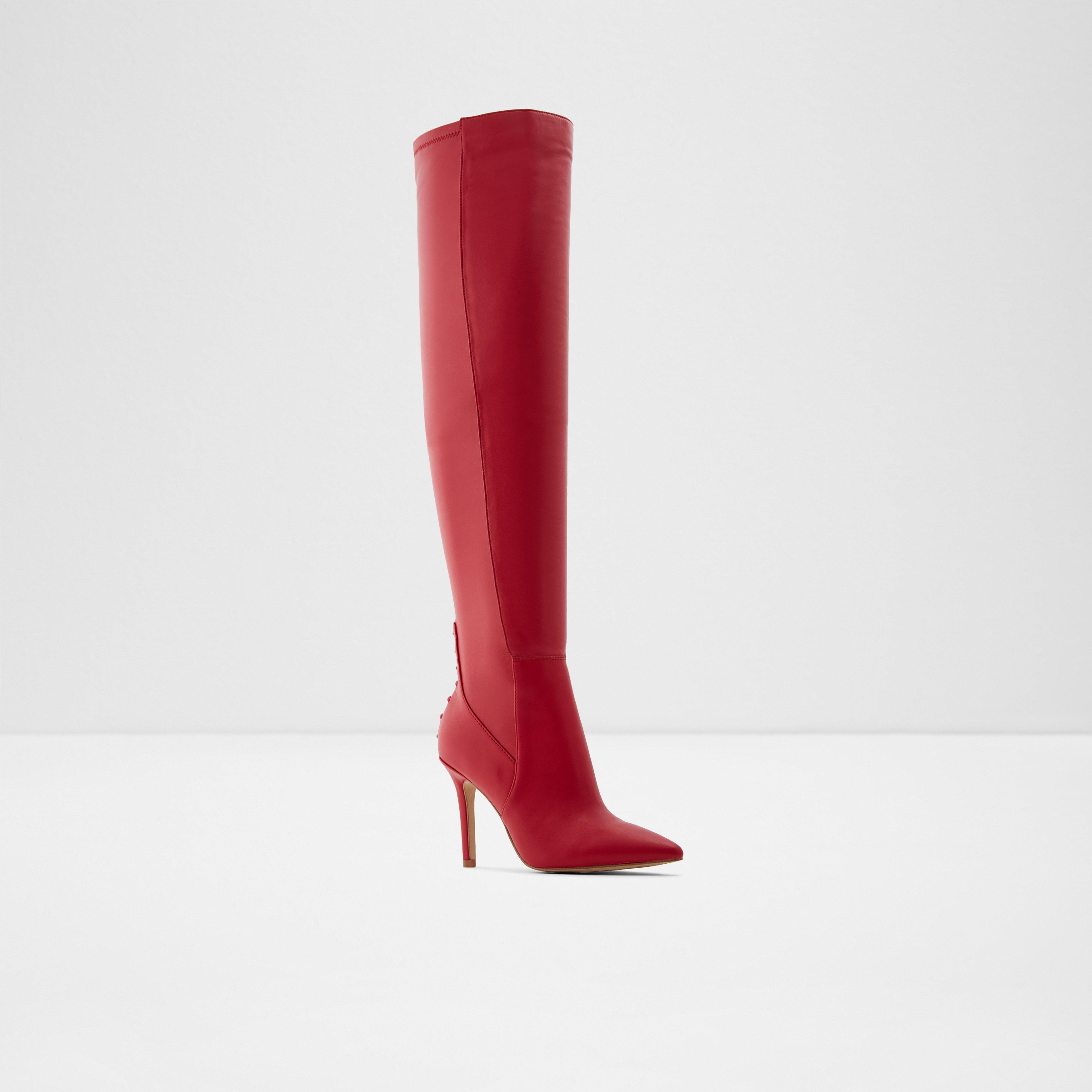 aldo boots red