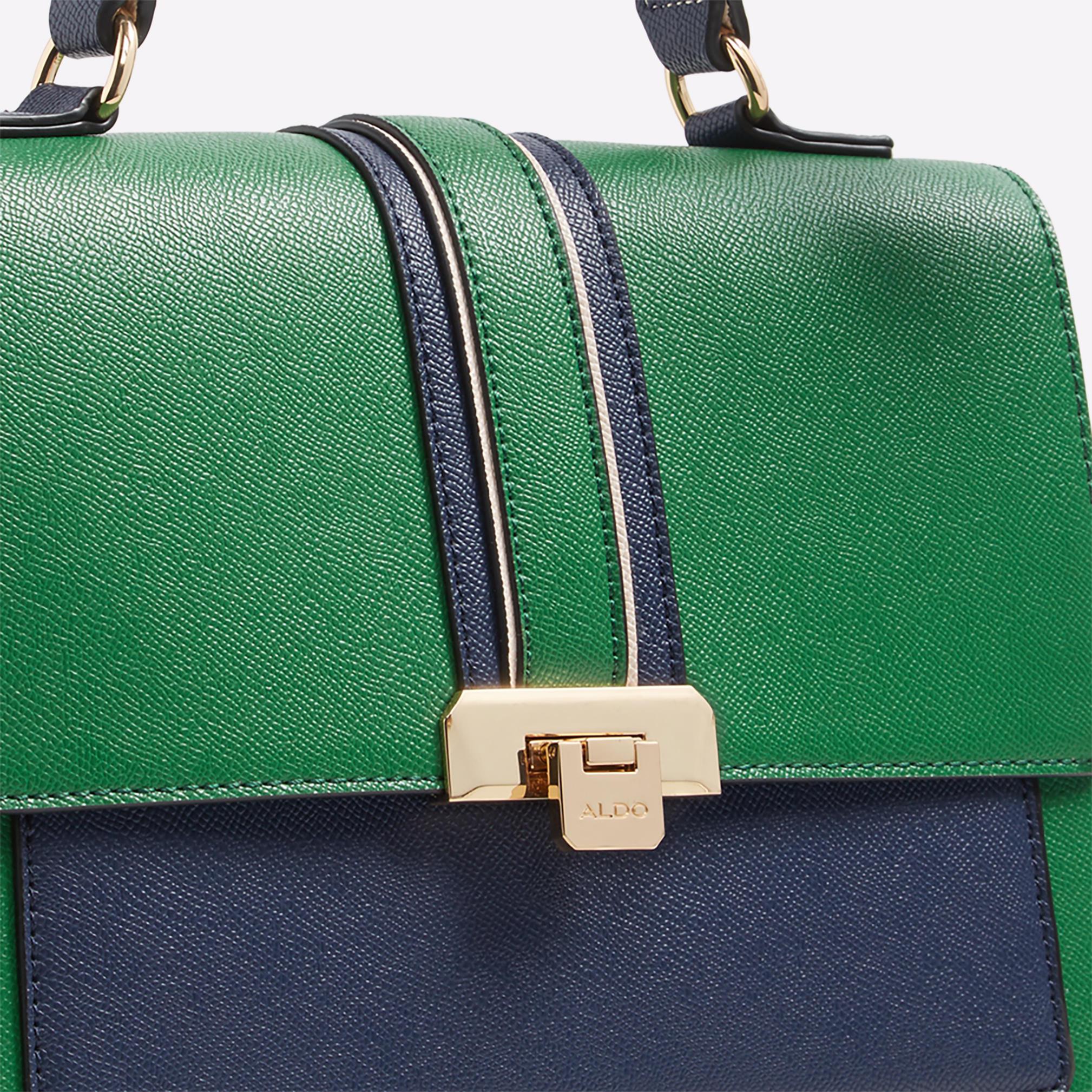 green aldo purse