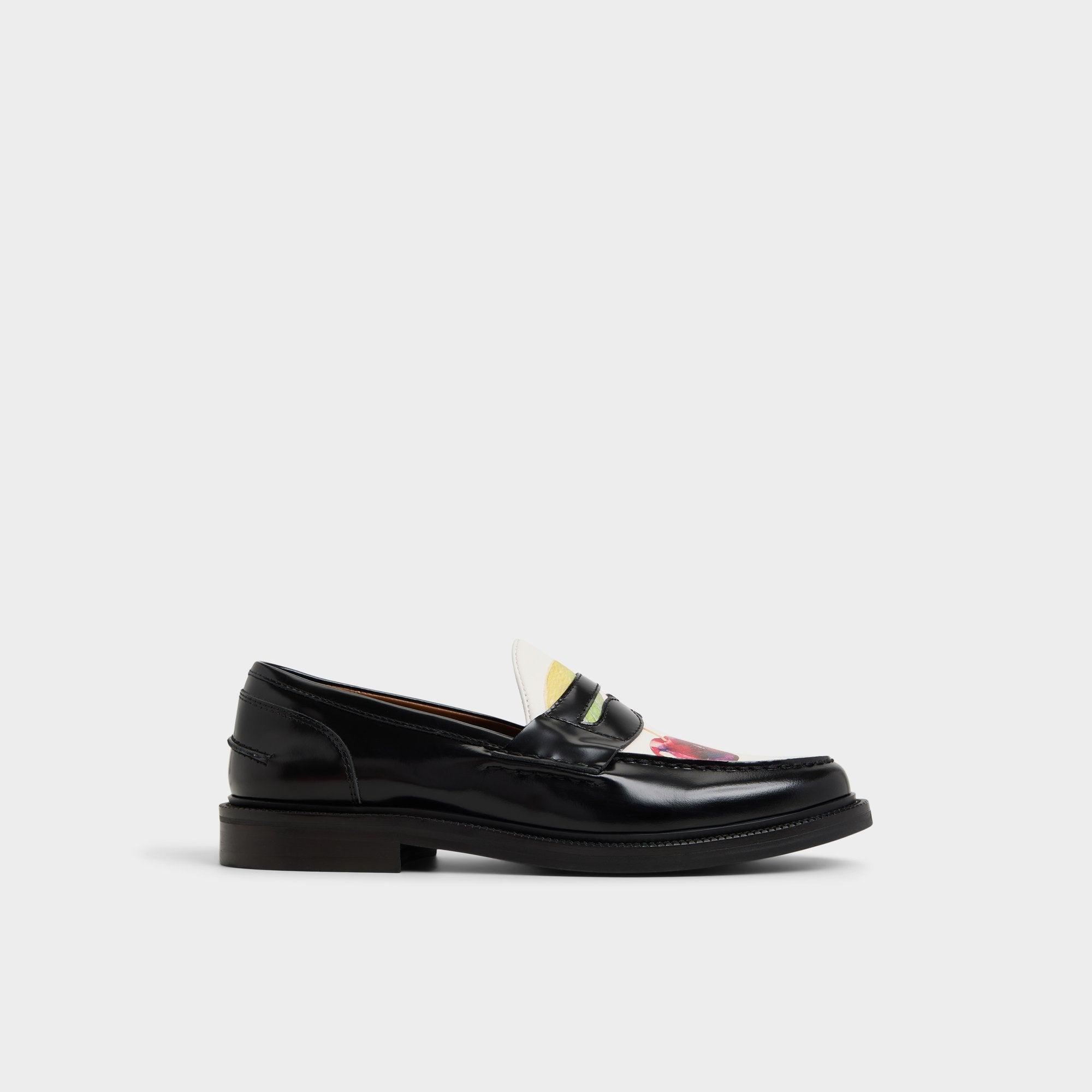 Aldo Black and white Leather Penny Loafers Ferro Aldo Men main image 2