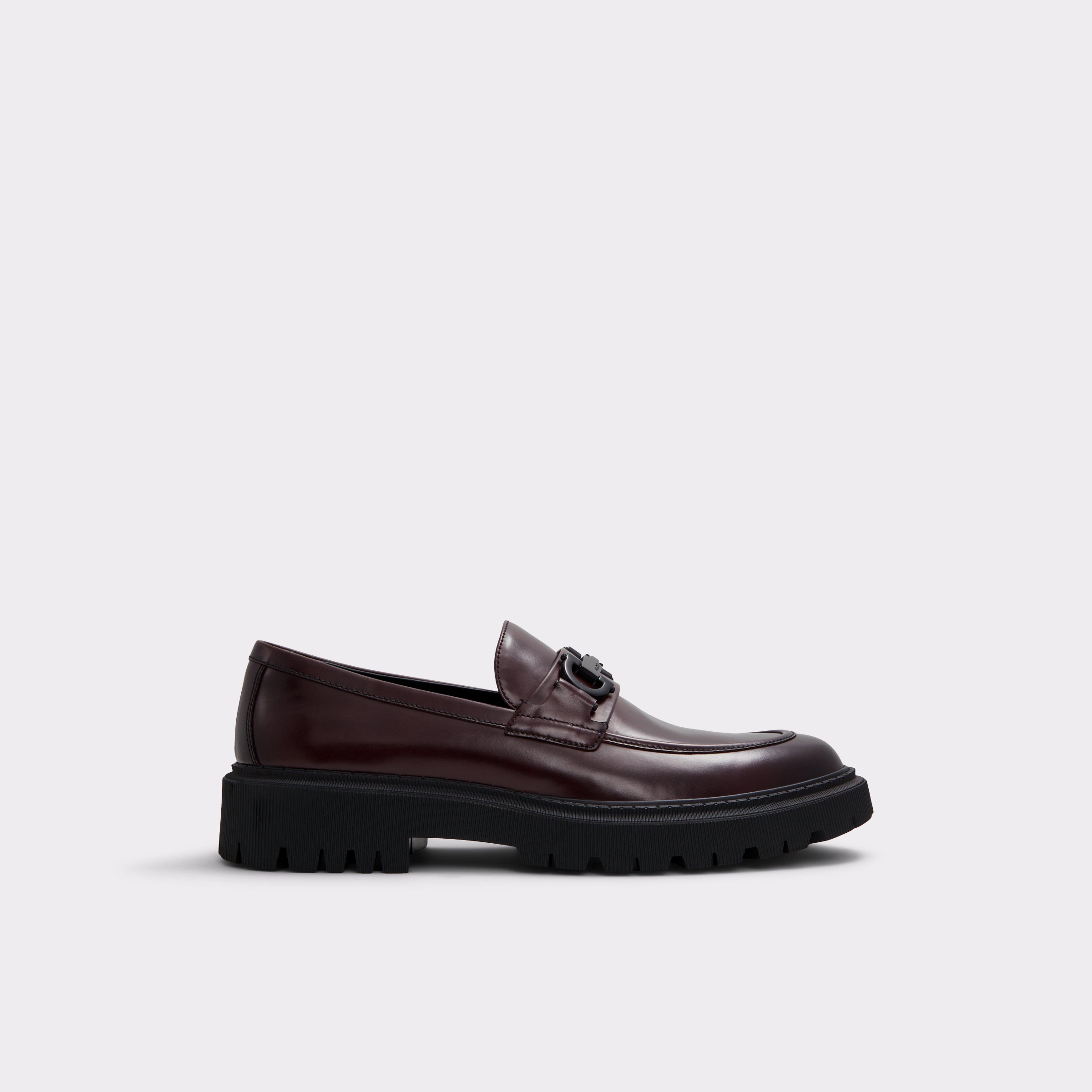 Aldo burgundy loafers deals