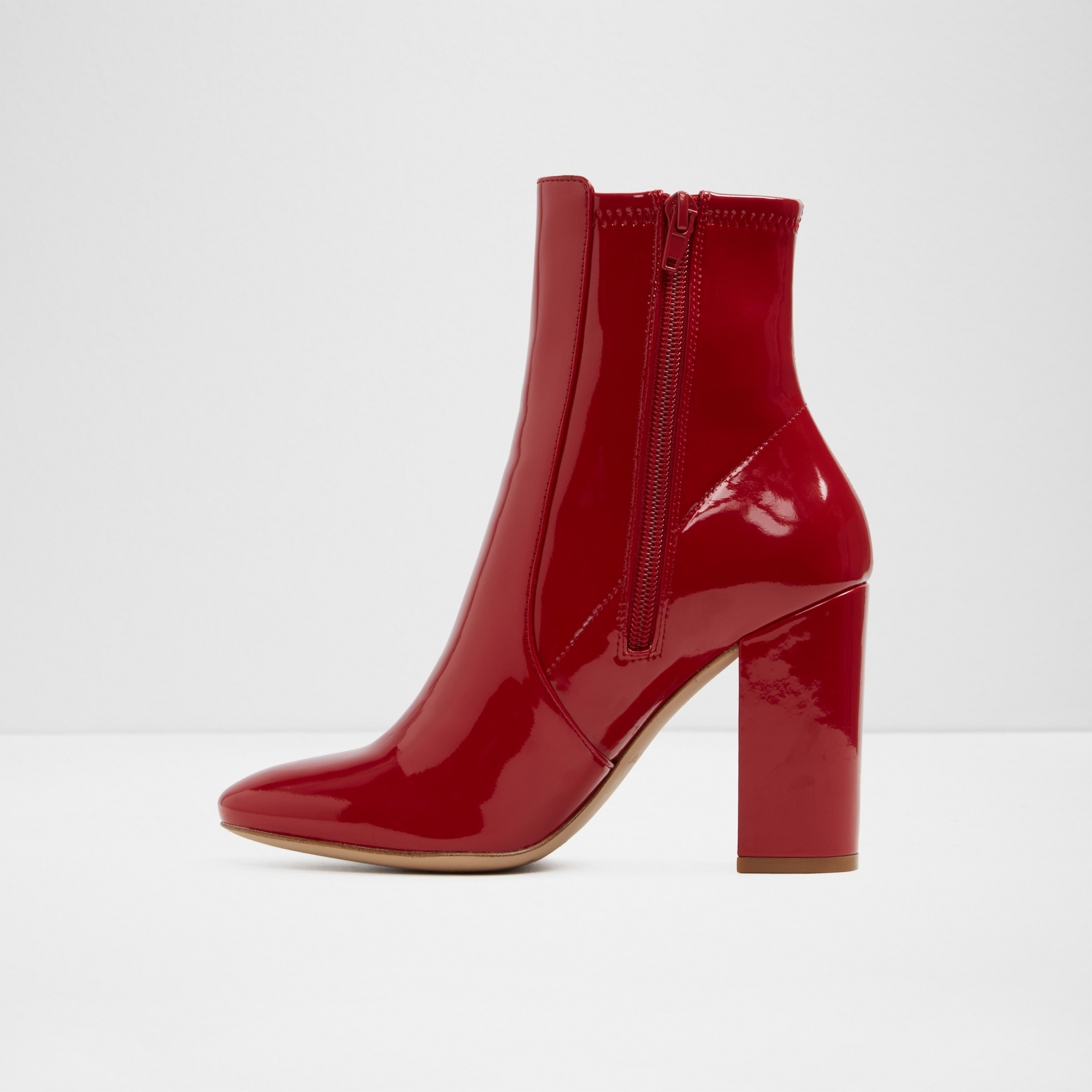 Red aldo cheap boots