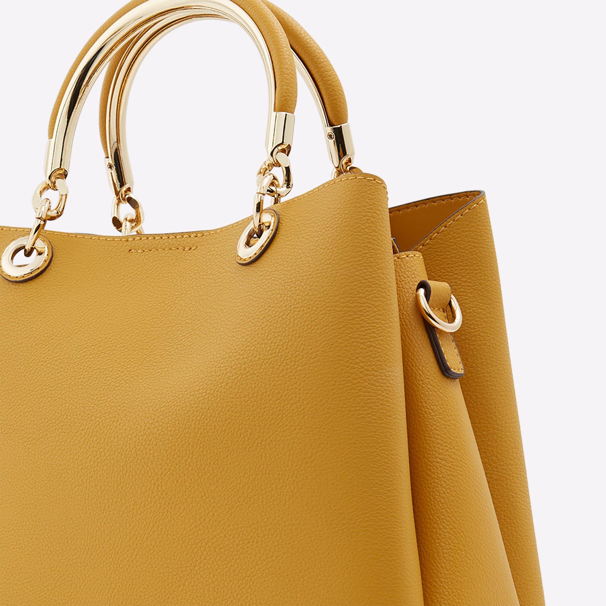 aldo yellow handbag