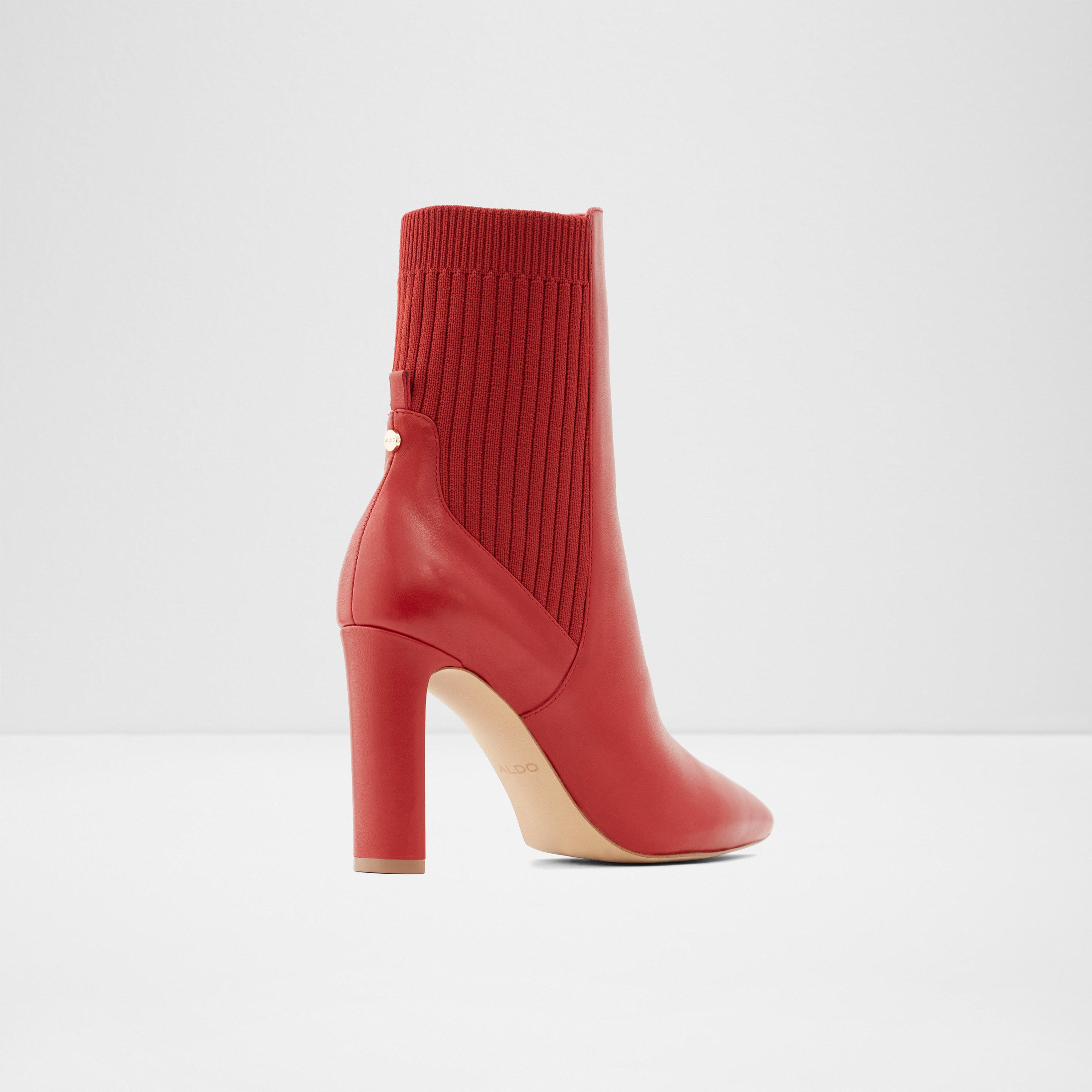 aldo boots red