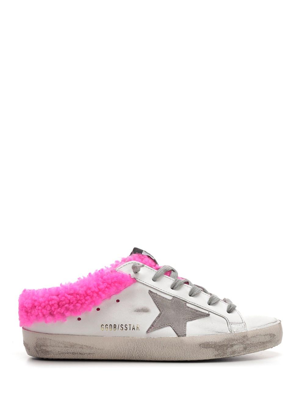 Golden Goose Superstar Sabot Shearling Sneakers | INTERMIXÂ®