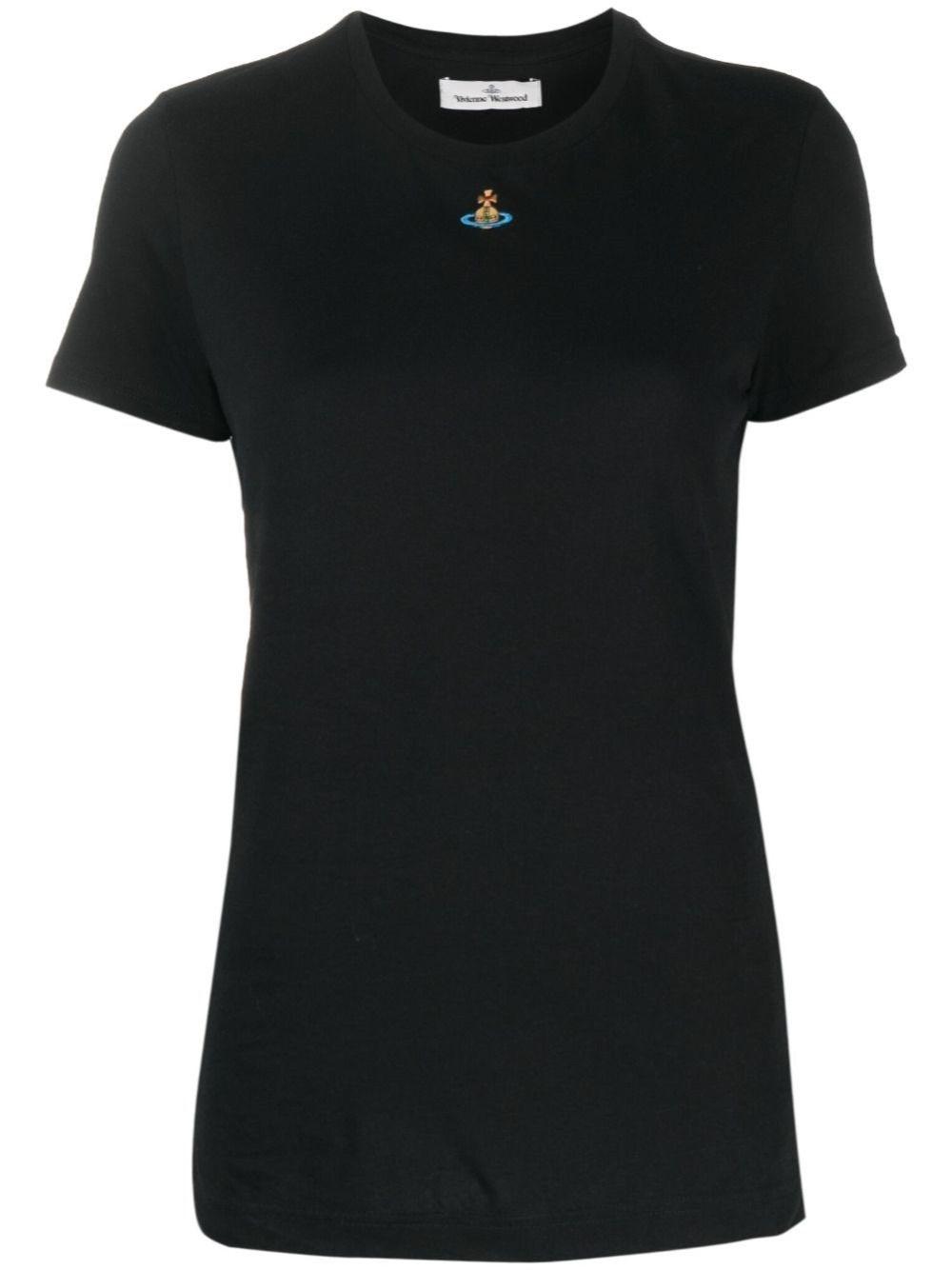 【VIVIENNE WESTWOOD】Orb Classic T-Shirt Black Vivienne Westwood Drawn Orb Logo T Shirt Black | Mainline