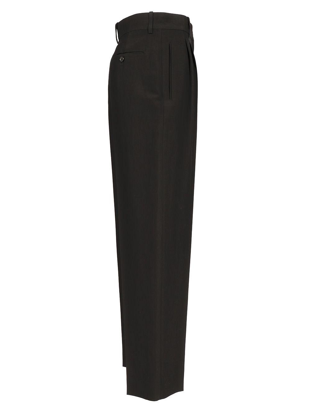 THE ROW Lilas コットン リネン パンツ ブラック The Row 