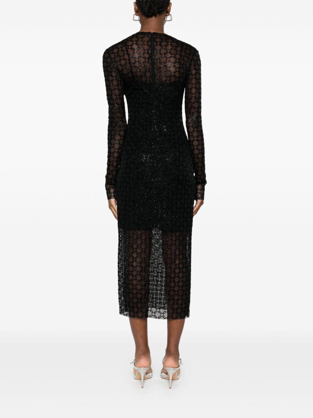 ワンピース Givenchy Monogram 72 Tulle Sheath Dress Givenchy 