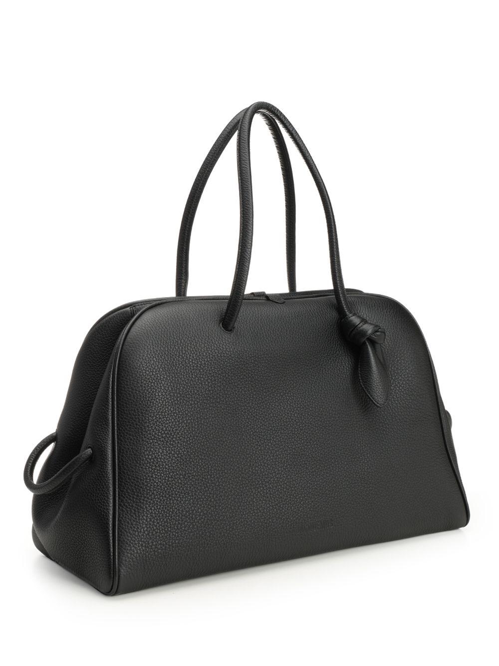 【ジャックムス】 Tote Bags トートバッグ Jacquemus Le Regalo Buckle Leather Tote Bag | Neiman Marcus