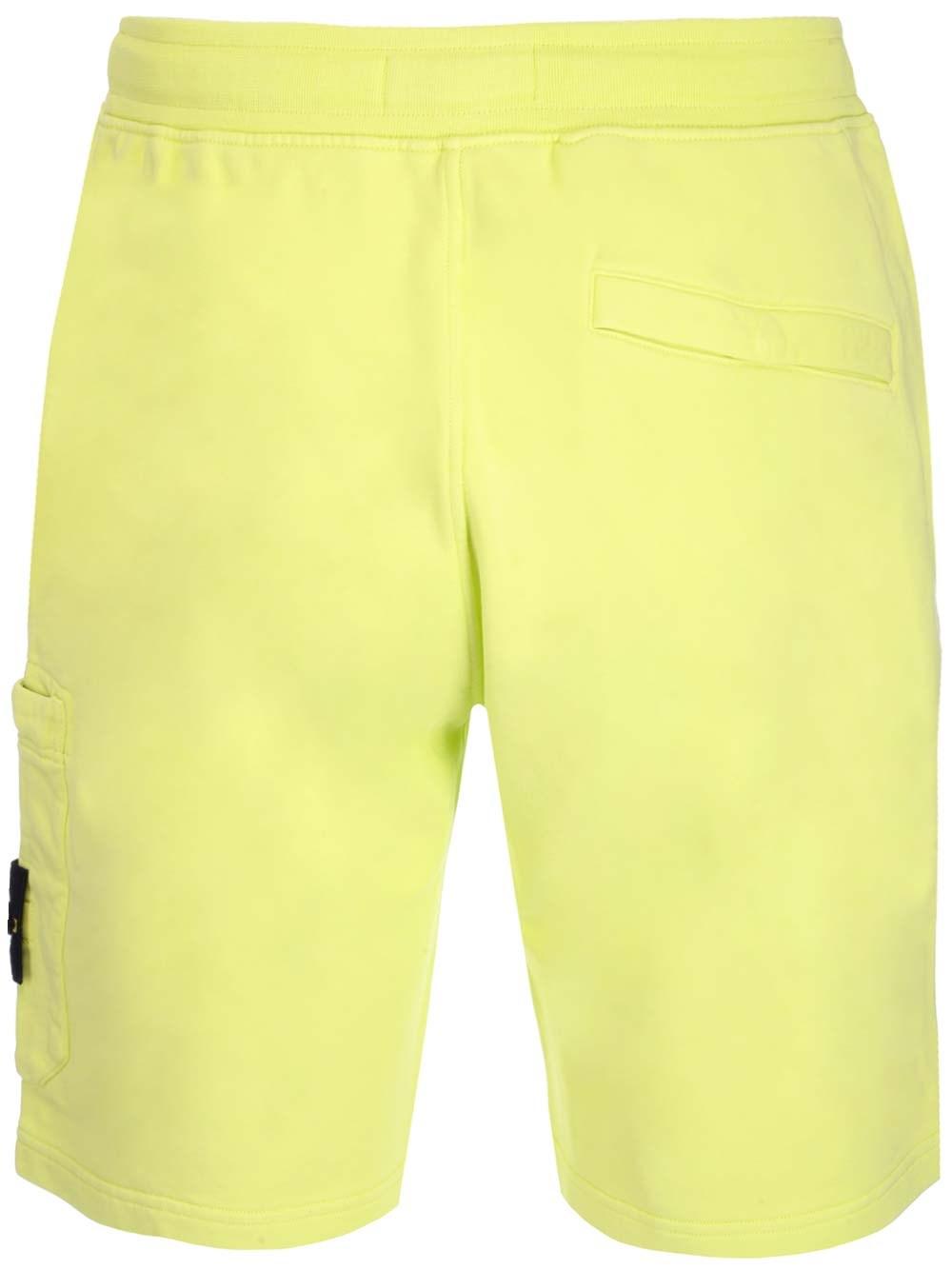Neon Yellow Sweat Shorts 