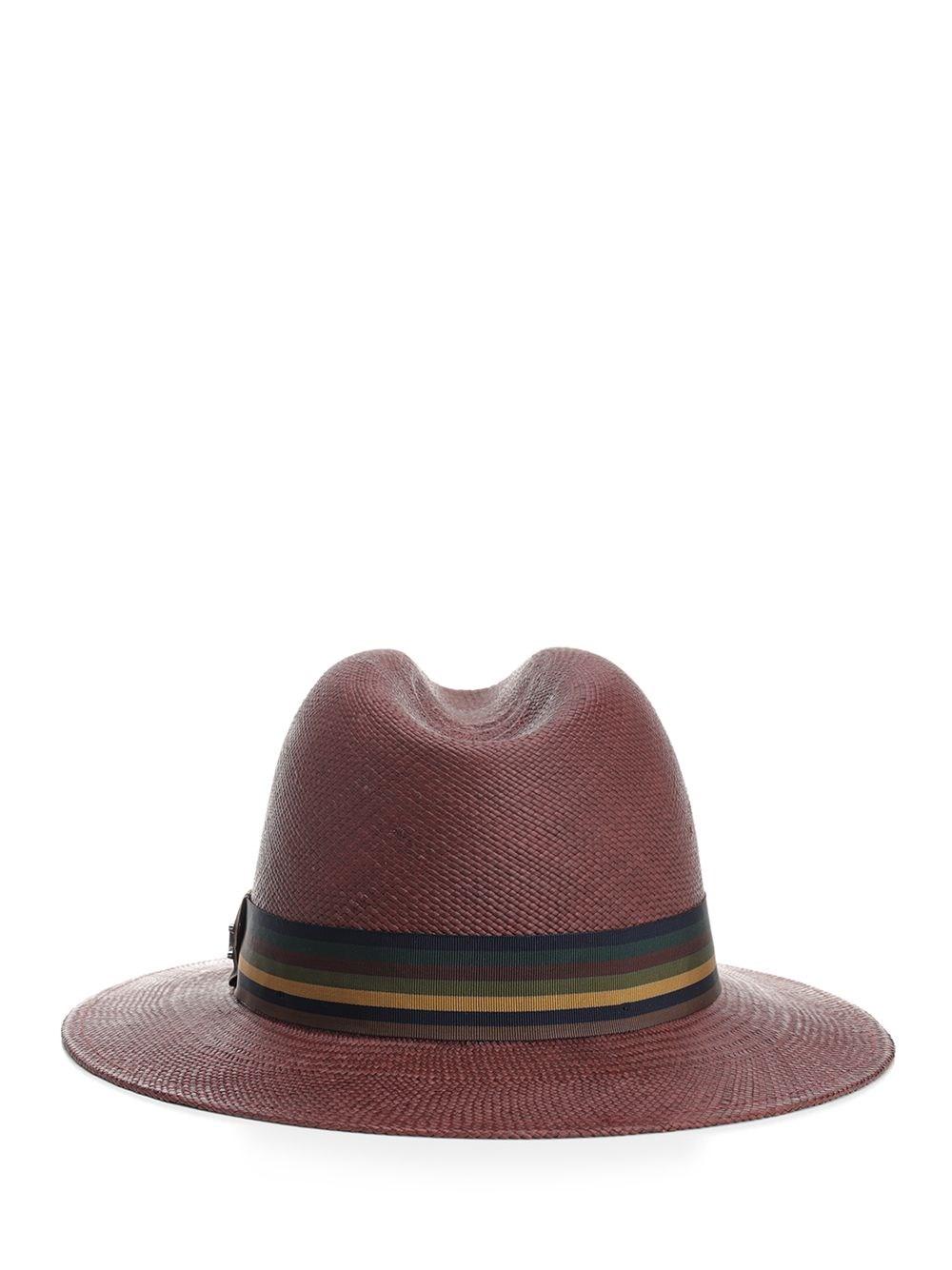 Max Mara Rodesia Rafia Hat in Brown | Lyst Canada