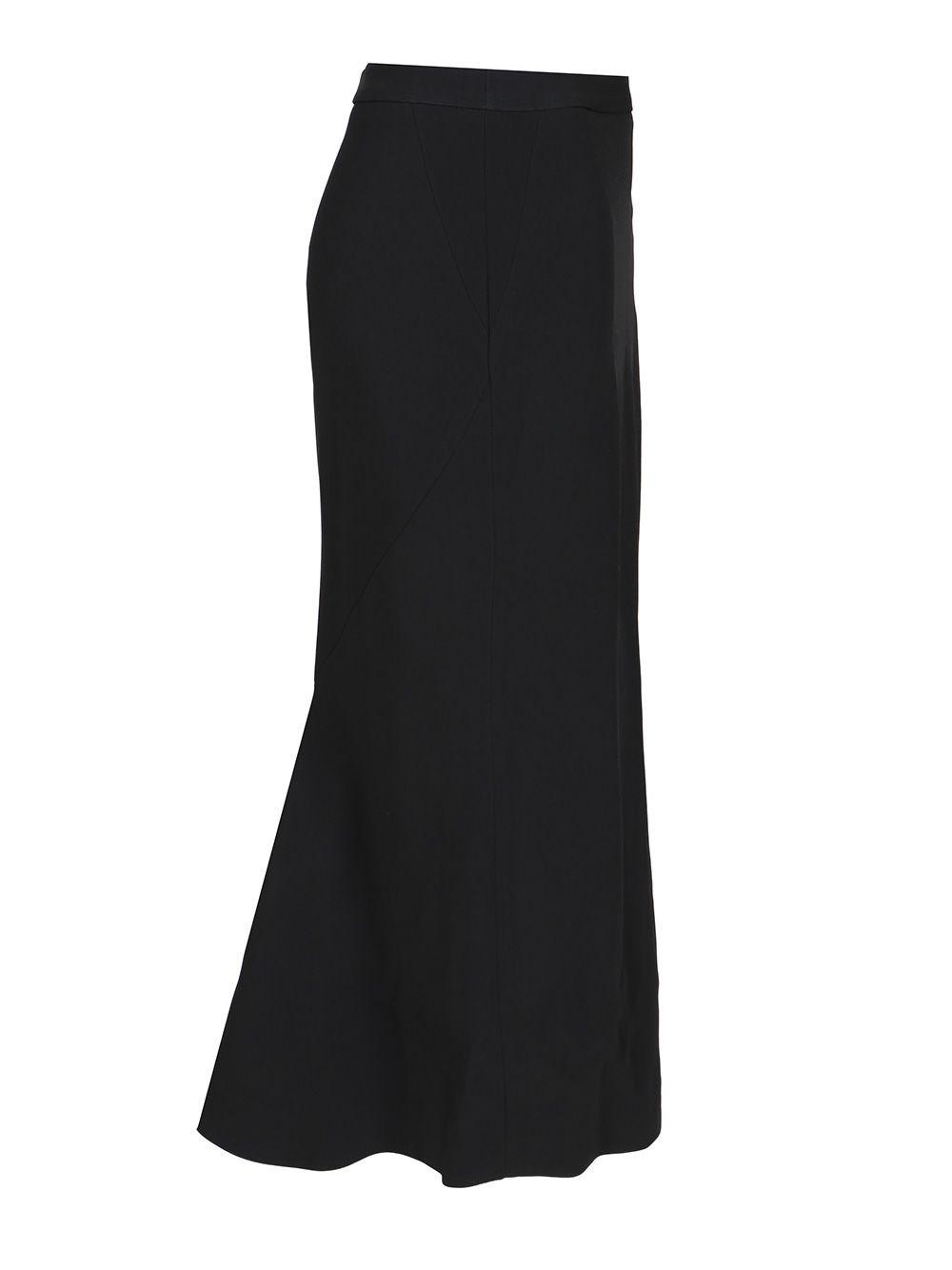 スカート GIVENCHY BLACK WOOL MIDI SKIRT Givenchy 4G Liquid-detail Wool Skirt | Black | FARFETCH