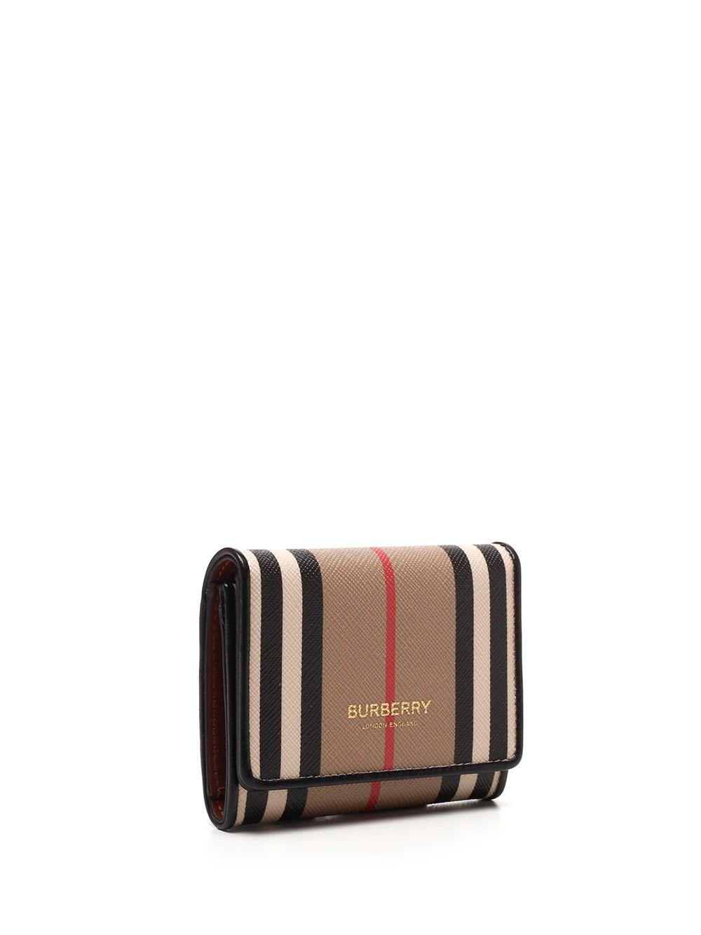 Burberry Canvas Small Icon Stripe Folding Wallet in Beige (Natural) - Save  31% - Lyst