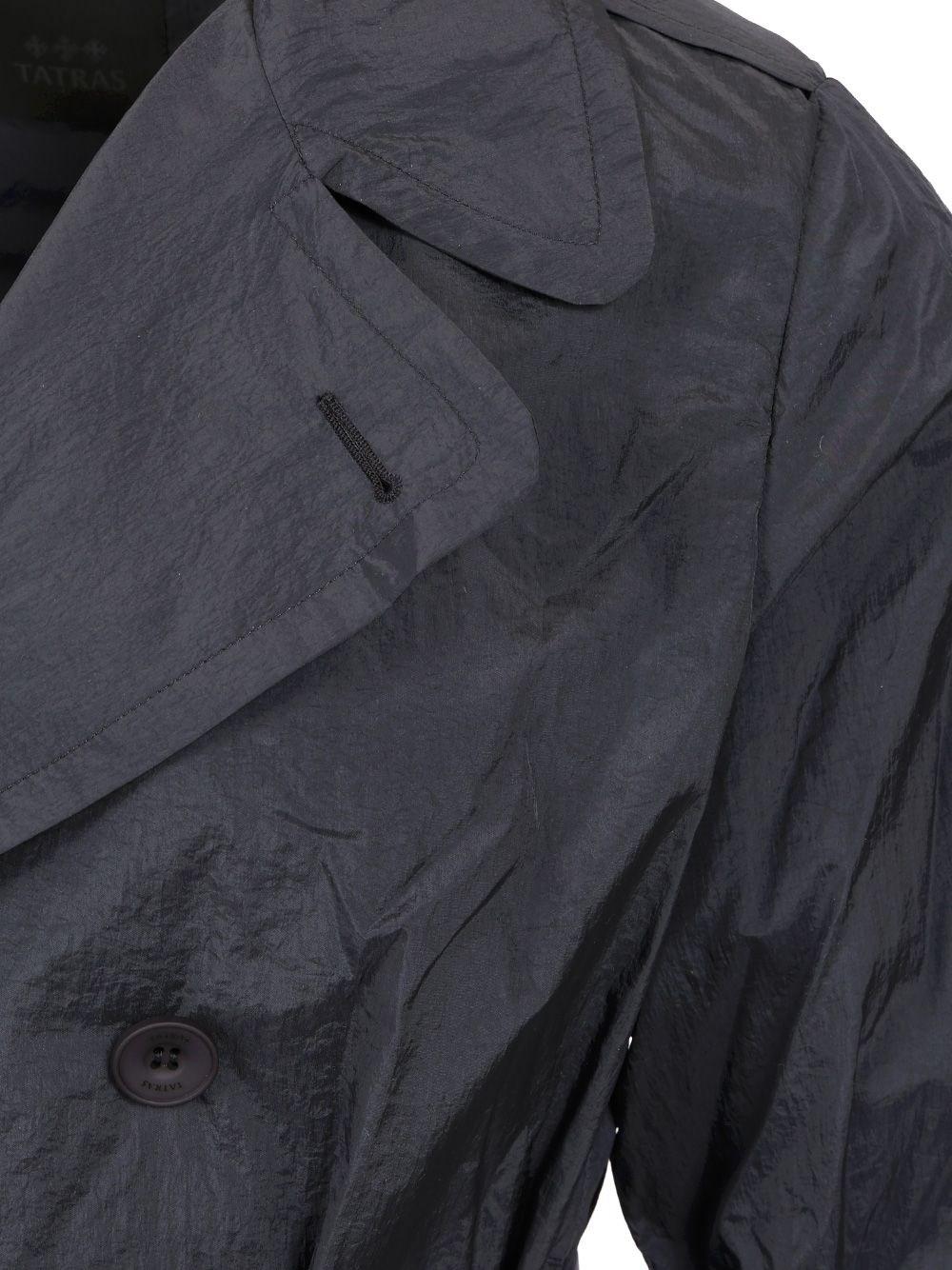 ジャケット・アウター TATRAS Logo Nylon Poly Trench Coat Tatras Nylon Trench Coat in Black for Men | Lyst