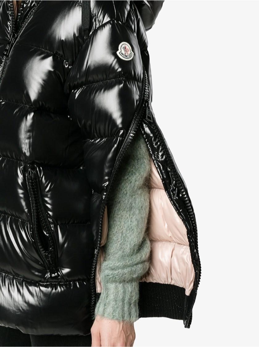 Moncler Oversized Puffer Jacket in Black | Lyst