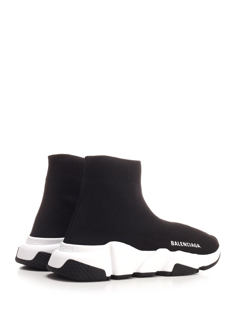 Balenciaga "speed" Slip On Sneakers in White | Lyst