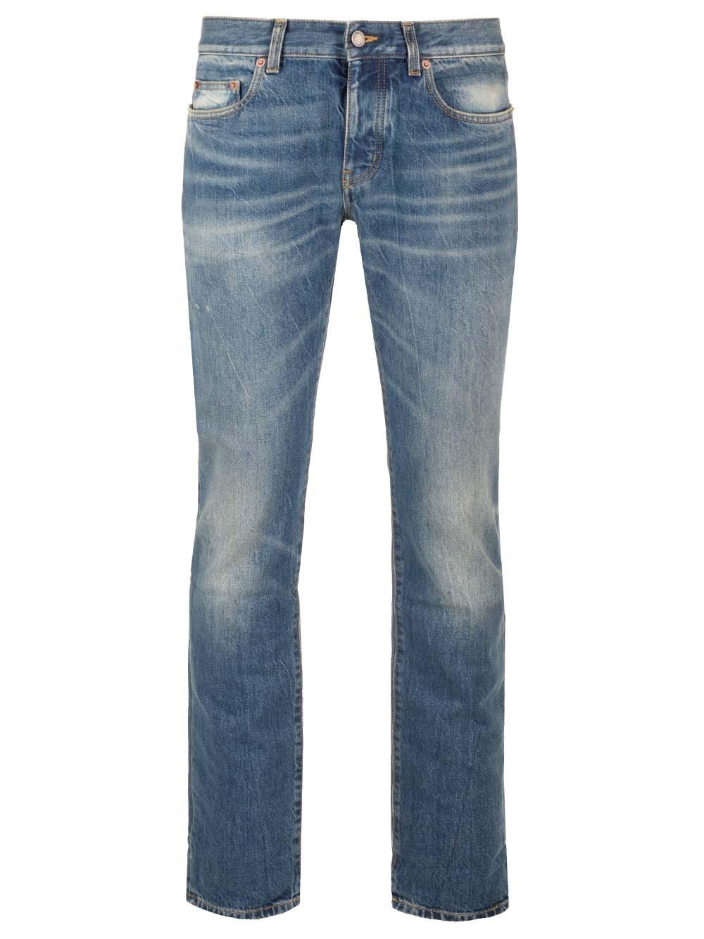 SAINT LAURENT High-rise flared jeans