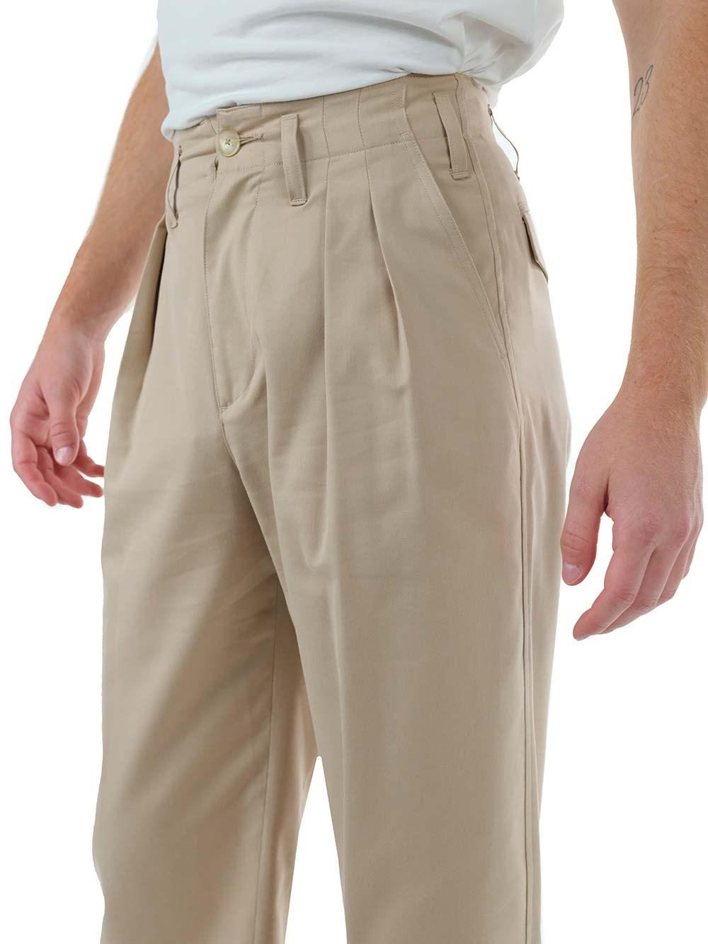 AURALEE Twill Baggy Trousers in Natural for Men | Lyst