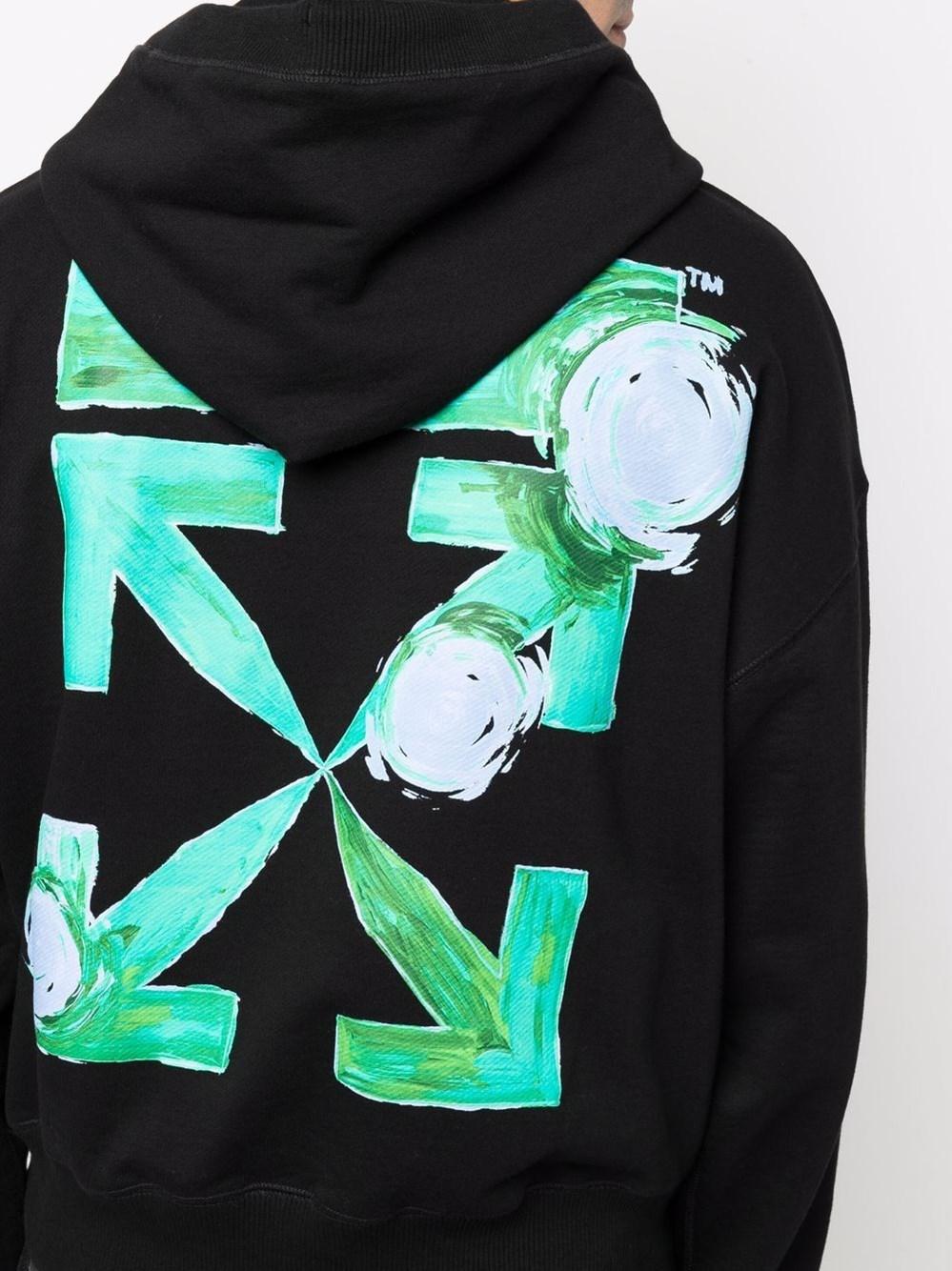 Off-White c/o Virgil Abloh Tornado Arrows Hoodie in Black