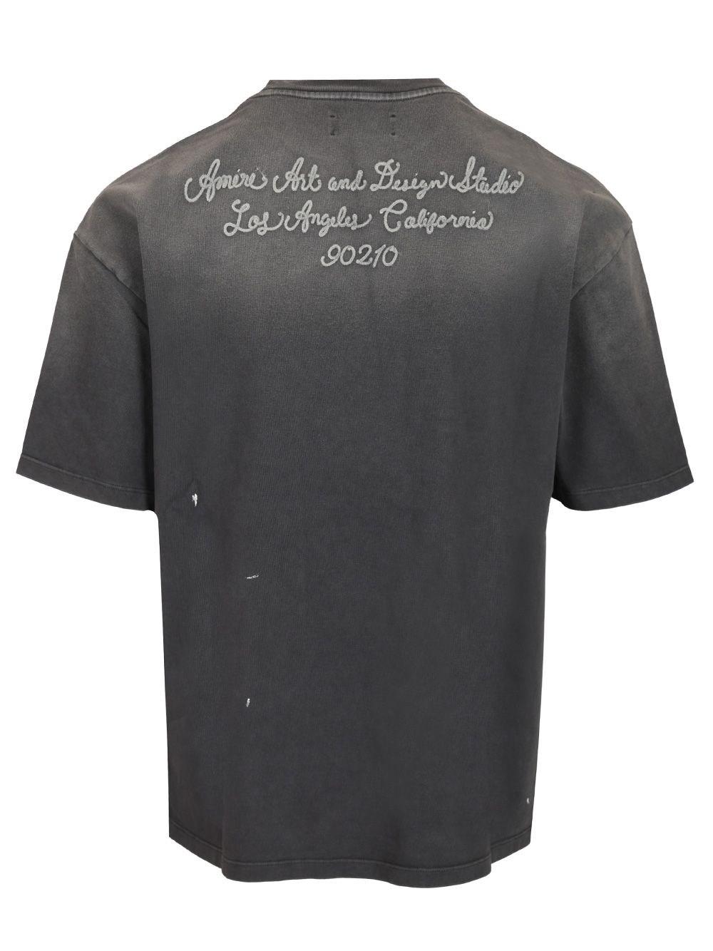 【可愛い♪】AMIRI Women Tops クールネック Tシャツ 可愛い♪】AMIRI Women Tops クールネック Tシャツ トップス
