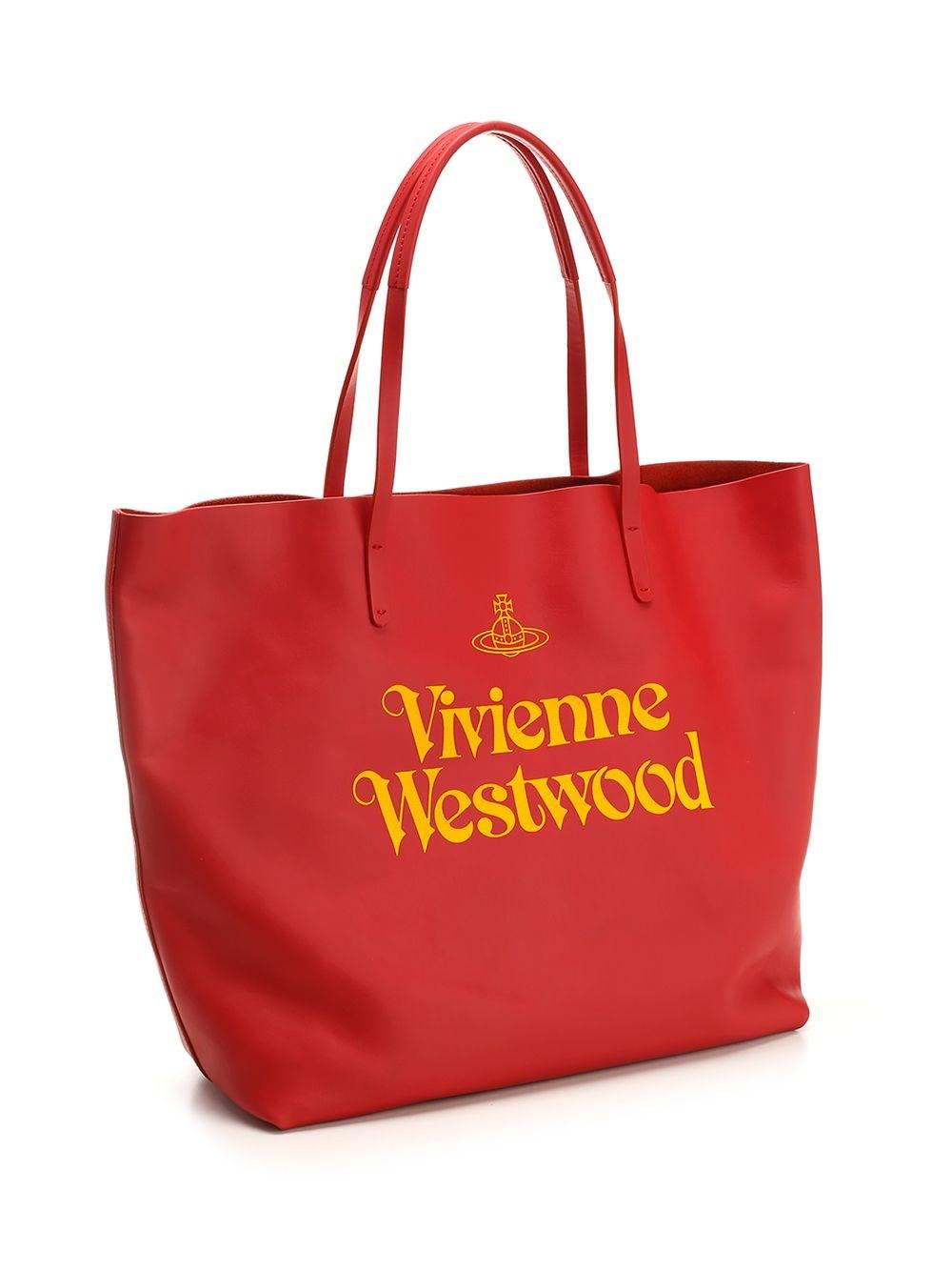 トートバッグ VIVIENNE WESTWOOD Red Synthetic Leather Belle Heart Handbag Vivienne Westwood Belle Heart Mini Bag | Red | FARFETCH