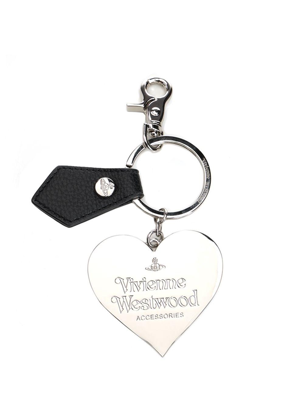 【Vivienne Westwood】 正規品 Mirror Heart Orb Keyring Black Vivienne Westwood Keychain 
