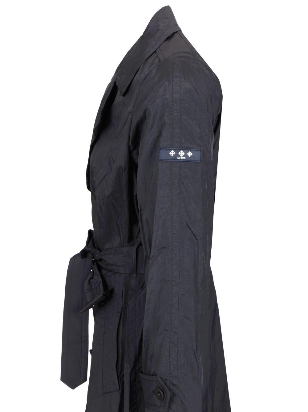 ジャケット・アウター TATRAS Logo Nylon Poly Trench Coat Tatras Nylon Trench Coat in Black for Men | Lyst