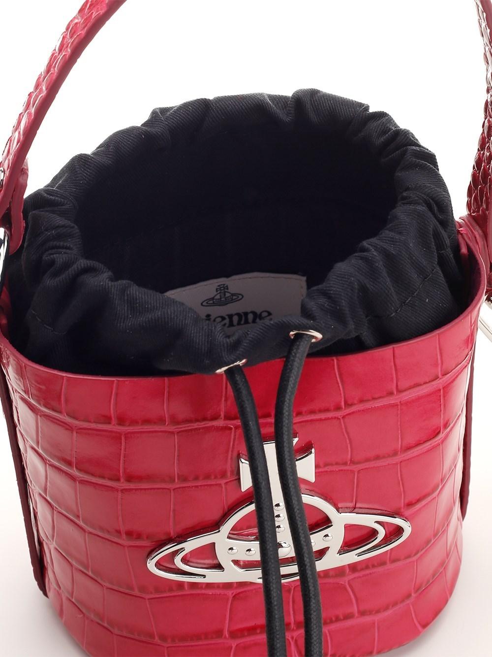 Vivienne Westwood "daisy" Bucket Bag in Red | Lyst