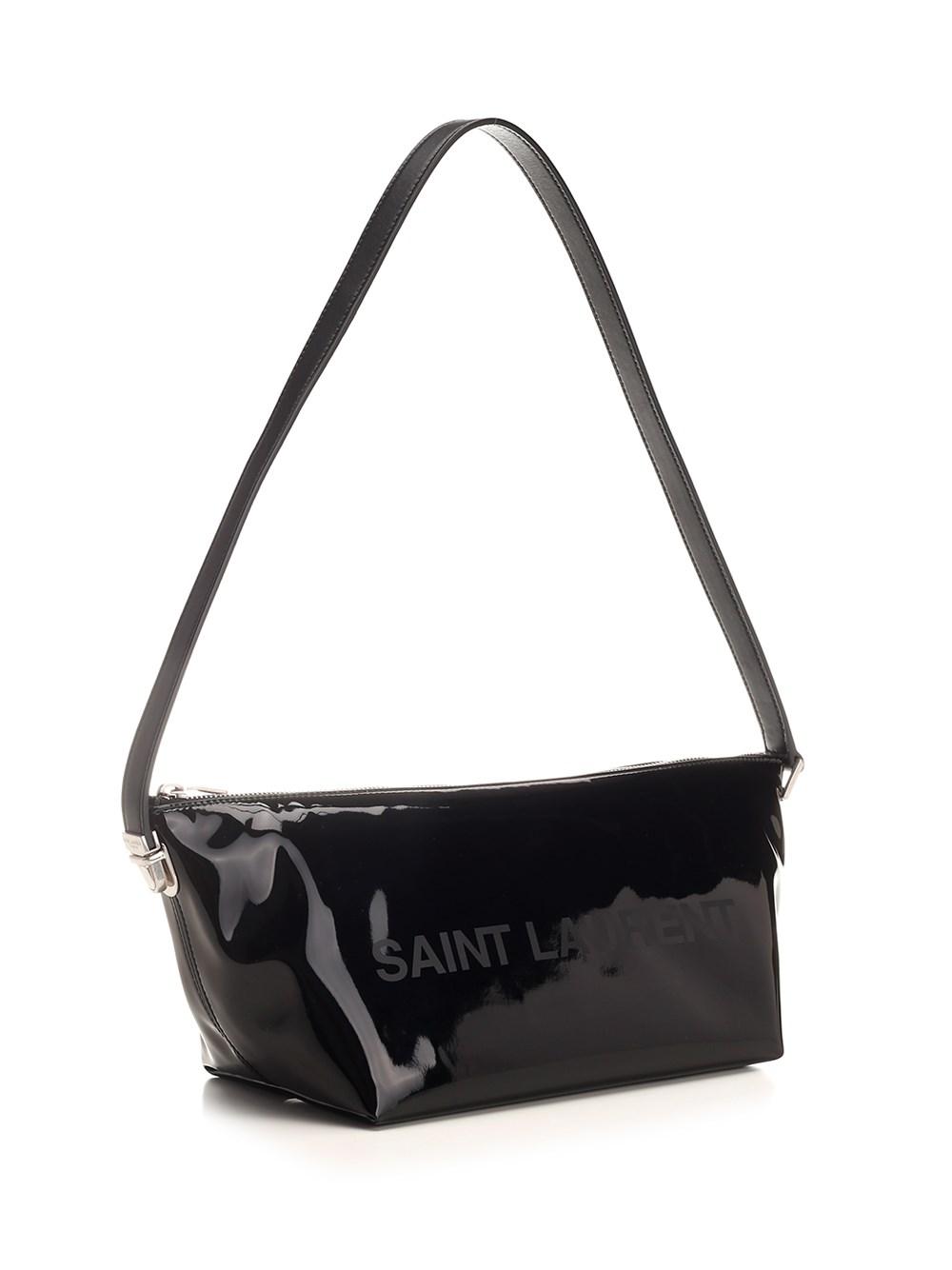 Saint Laurent Women's Black Monogram Hobo Shoulder Bag | by Mitchell Stores