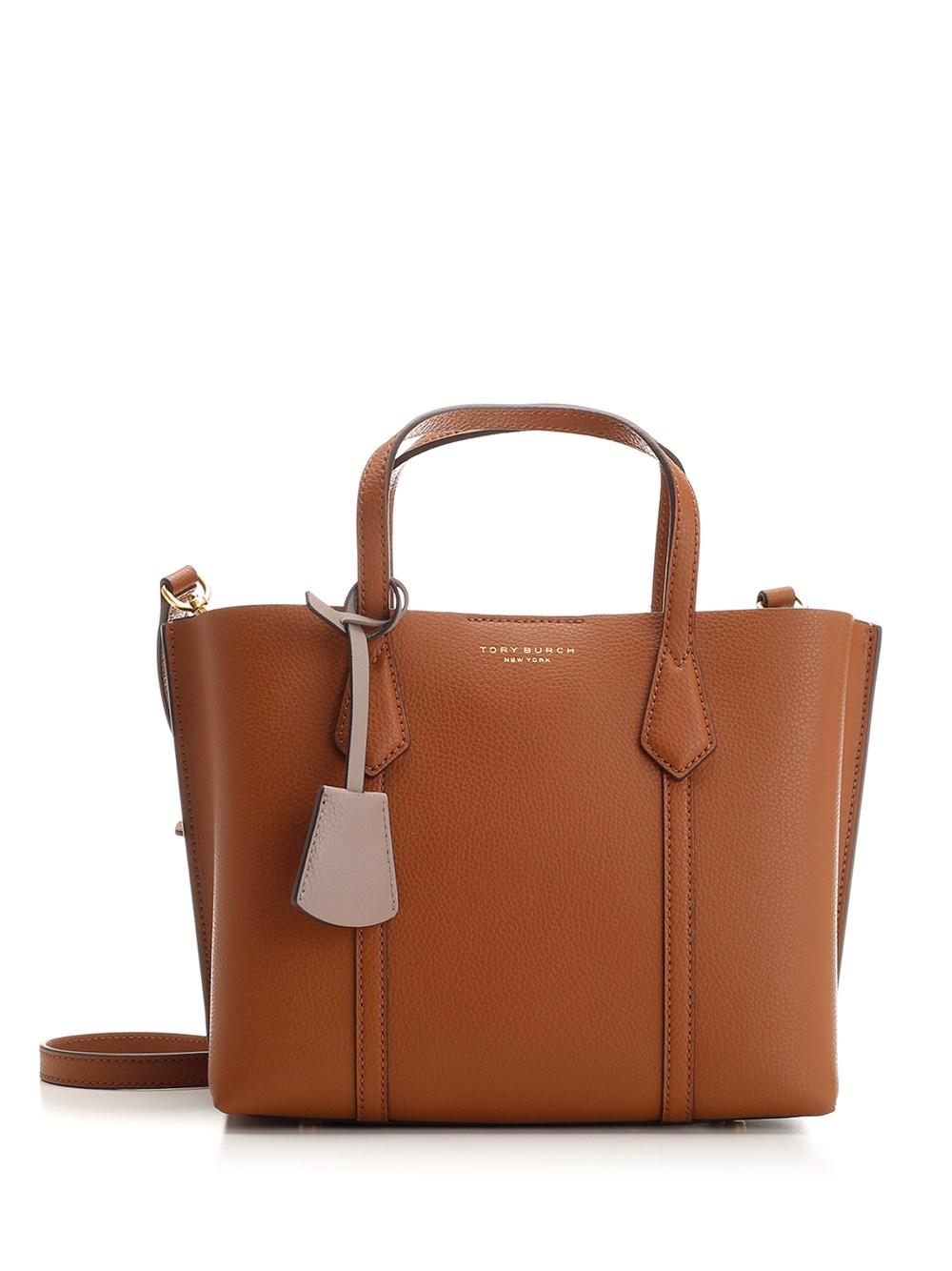 Tory Burch Brown Leather Tote Bag | Lyst
