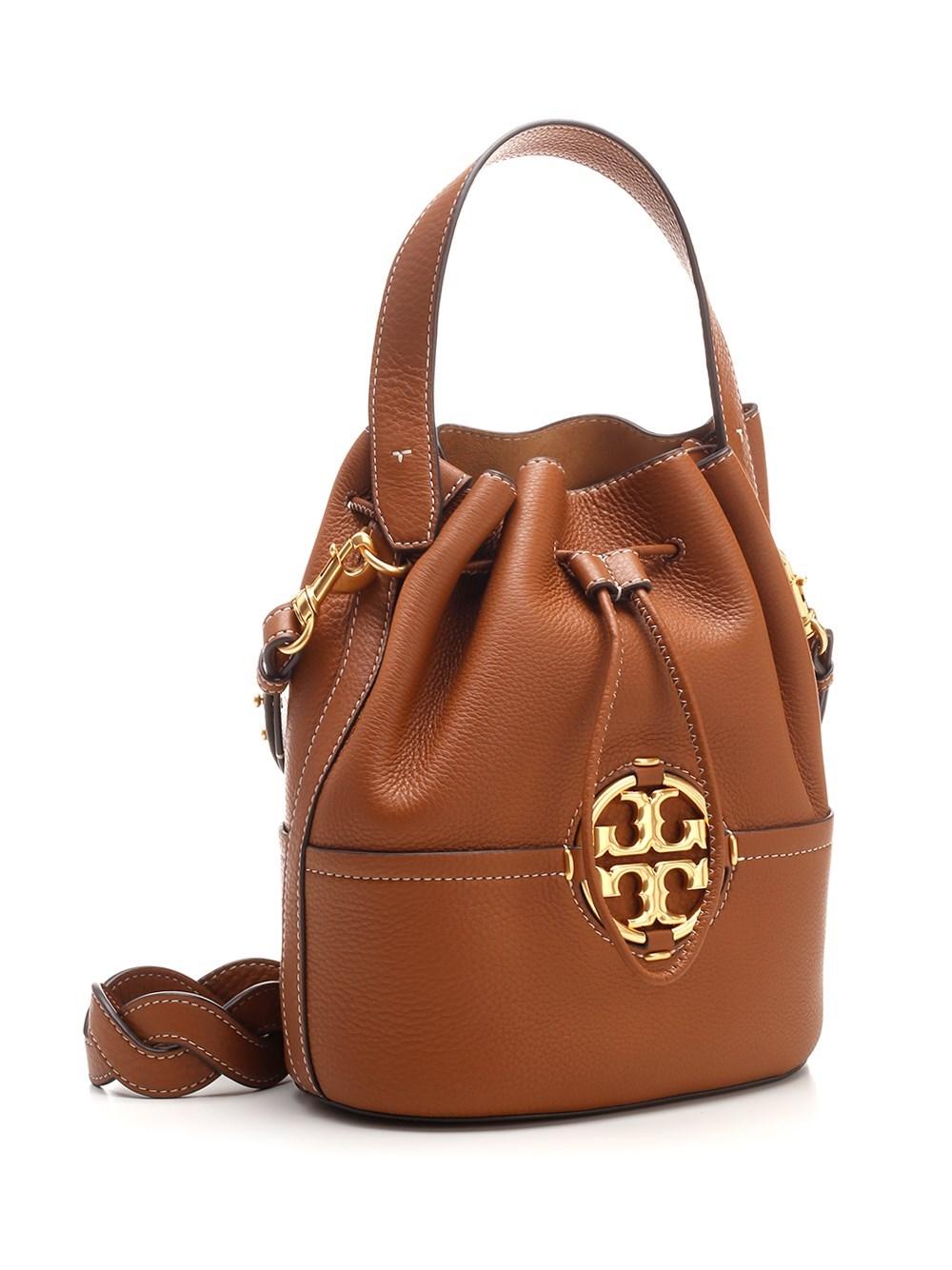 Tory Burch Chainmail Leather Miller Bucket Bag (SHF-18721) – LuxeDH