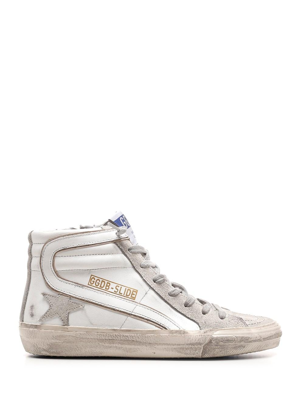 golden goose slide bianche