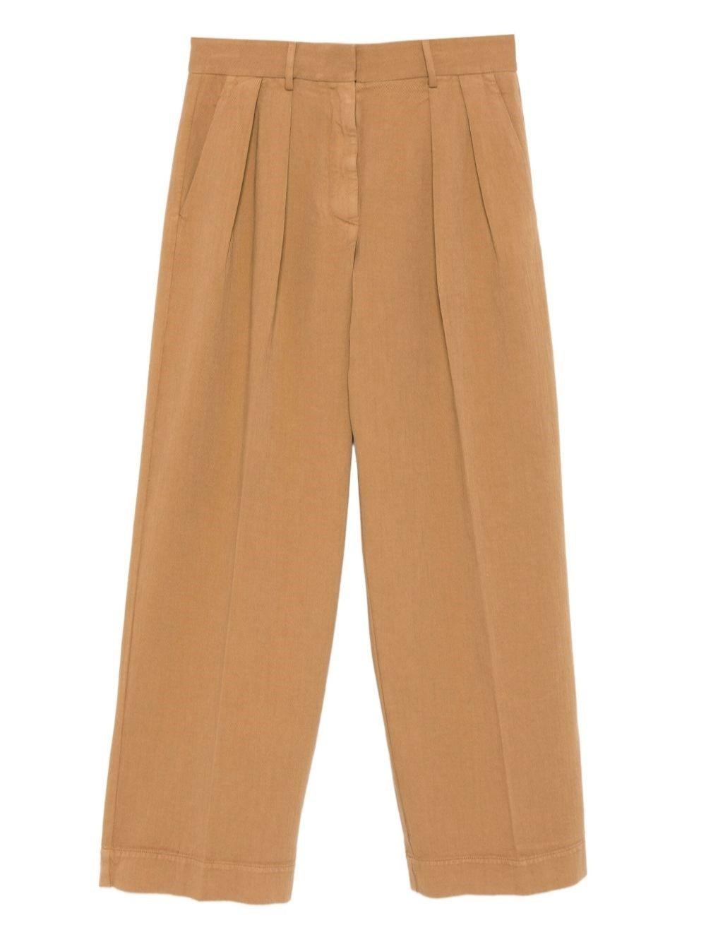 パンツ FORTE FORTE Women Straight Pants 13559MYPANTS8001 BLACK Forte Forte Pants for Women | Online Sale up to 55% off | Lyst