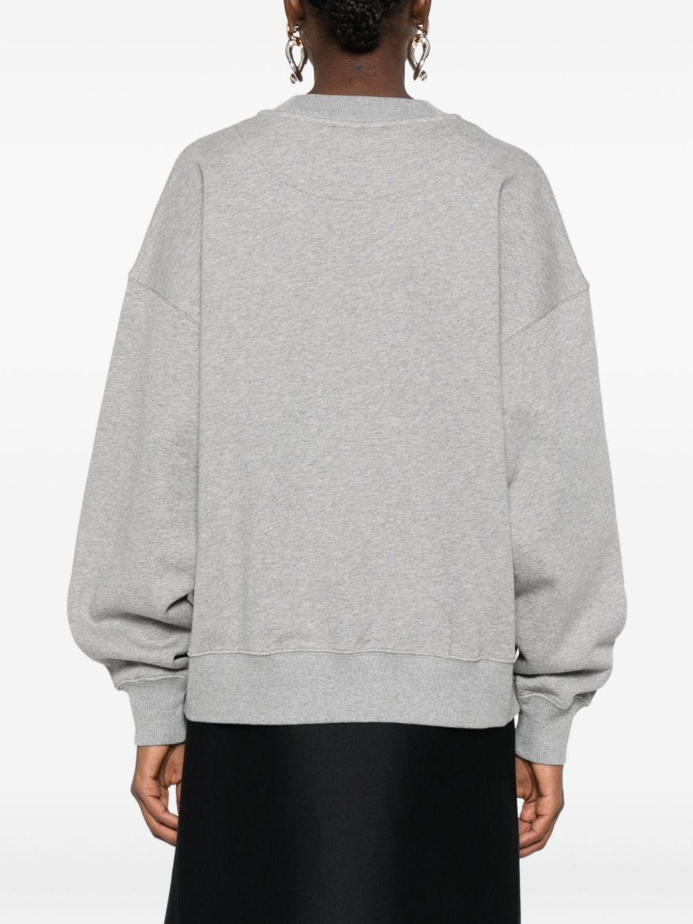 THE ATTICO 売れ筋商品|||ジ アティコ パーカー・スウェットシャツ アウター レディース Sweatshirts Grey Melange grey sweatshirt for Women | THE ATTICO®
