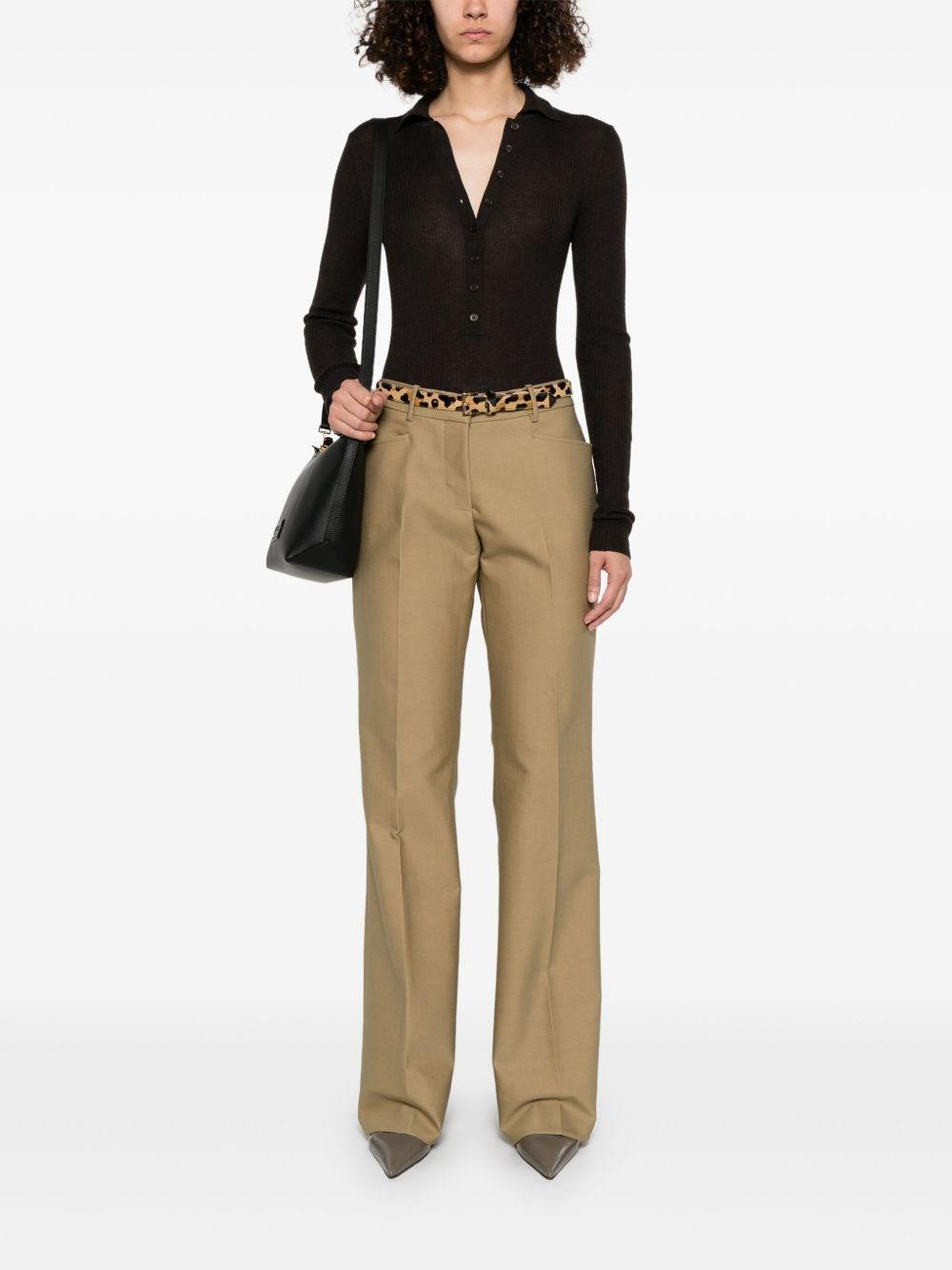 パンツ Tom Ford Flared Tailored Trousers Tom Ford Flared Tailored Trousers in Natural | Lyst