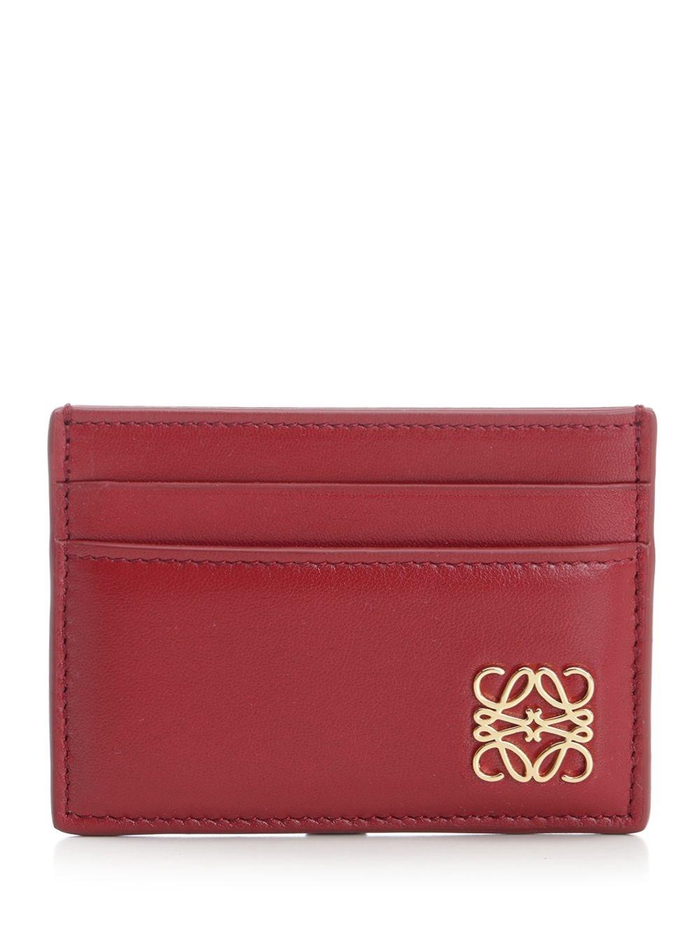ヘアアクセサリー Loewe Anagram Puffer red card holder Loewe Anagram Puffer Card Holder in Red | Lyst