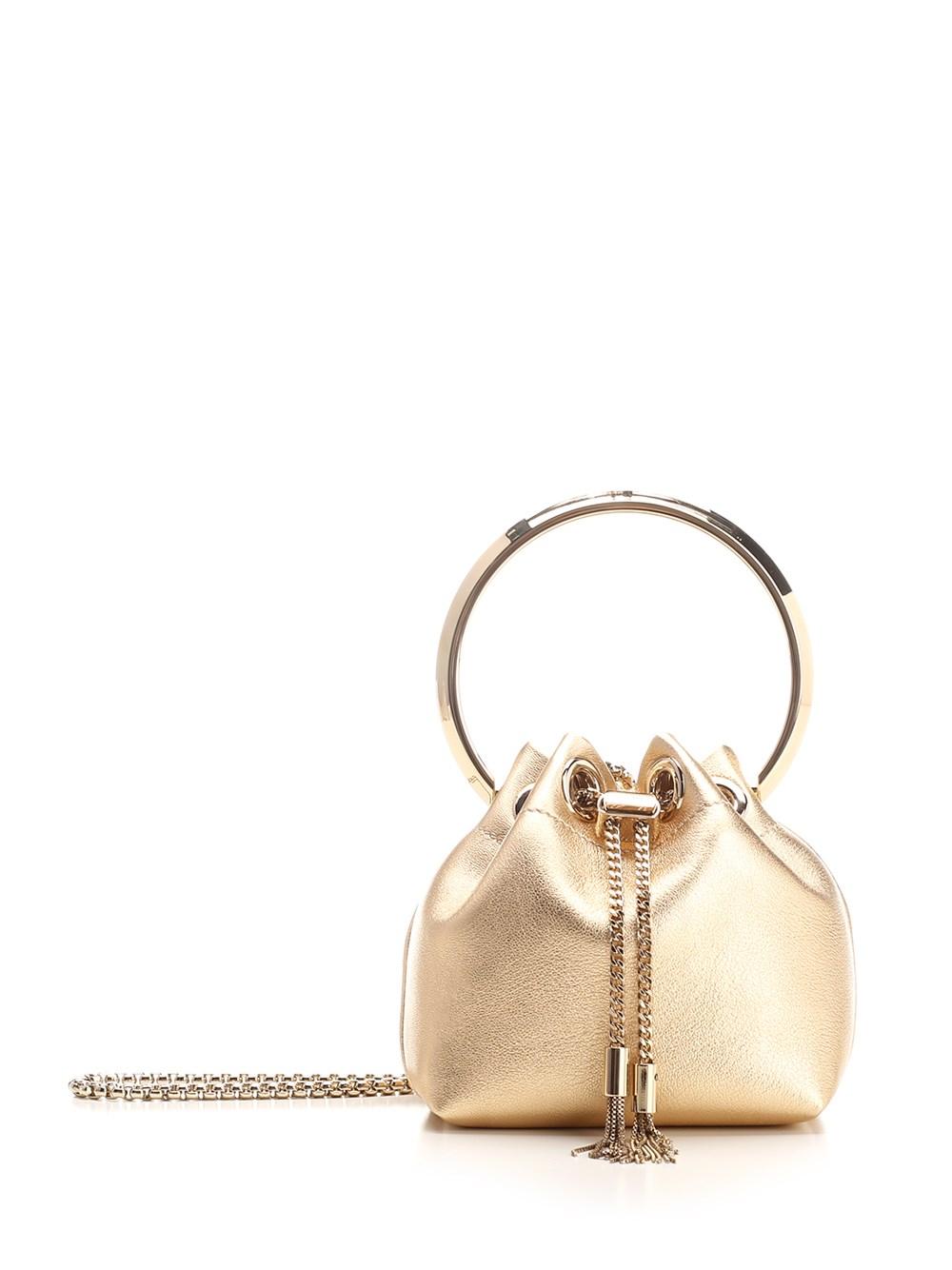 Jimmy Choo Bon Bon Medium Mesh Bucket Bag