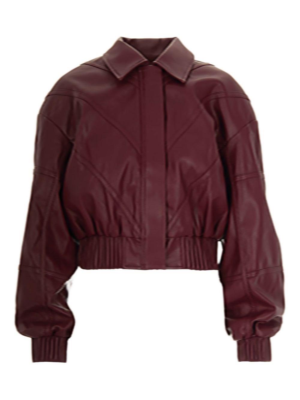 【関税&送料込】Rotate Birger Christensen Bordeaux Faux Leat ROTATE BIRGER CHRISTENSEN Casual jackets for Women | Online