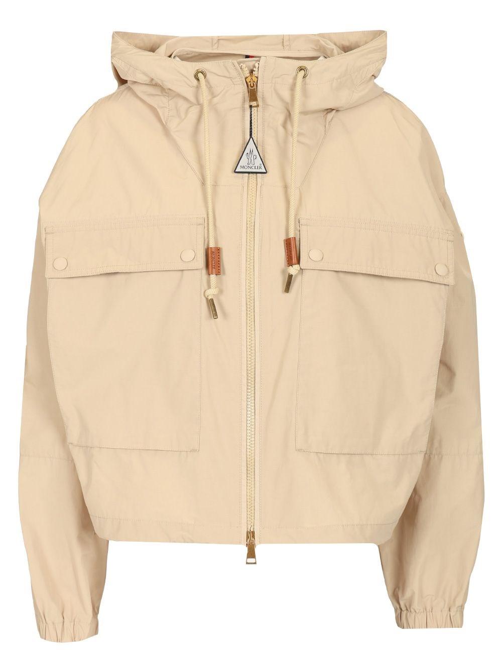 Moncler Sauvan Jackets in Natural | Lyst
