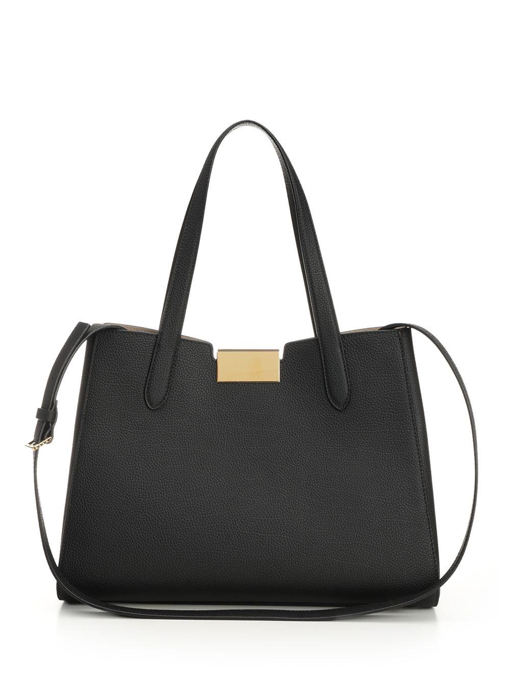 トートバッグ MARNI Woman Tote bags Black BMMP0150U0P81850 0N99 Black leather Trunkaroo Tote handBag | Marni