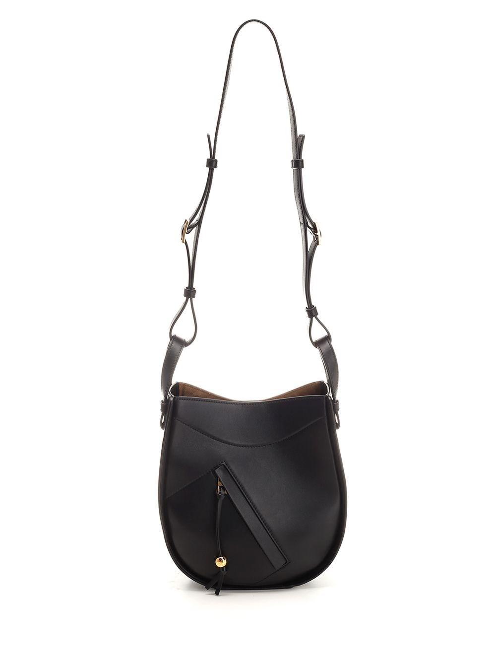 Loewe 'Hammock Slice' Crossbody Bag in Black | Lyst