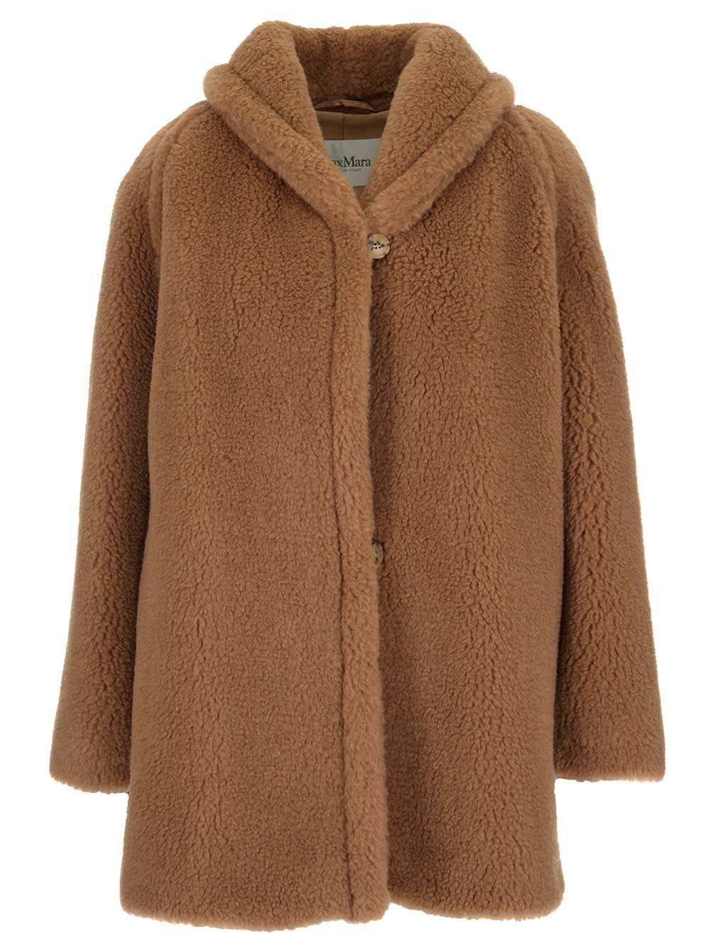 Max Mara Teddy Coat in Brown | Lyst