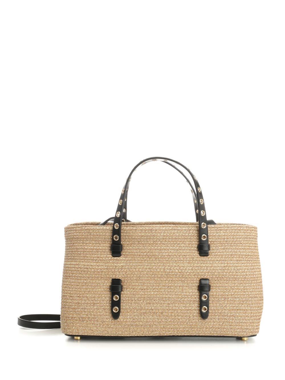 ハンドバッグ ALAIA Suede Hand Tote bag ALAIA Le Teckel Tote Bag in Suede and Leather | Neiman Marcus