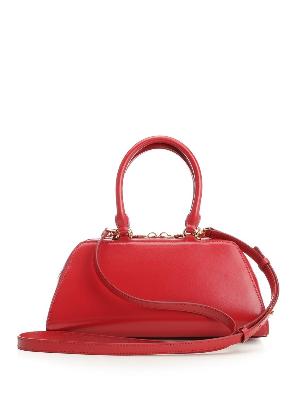 【関税&送料込】Givenchy Antigona East-West Small Red Bag Antigona East-West Small leather tote bag in red - Givenchy