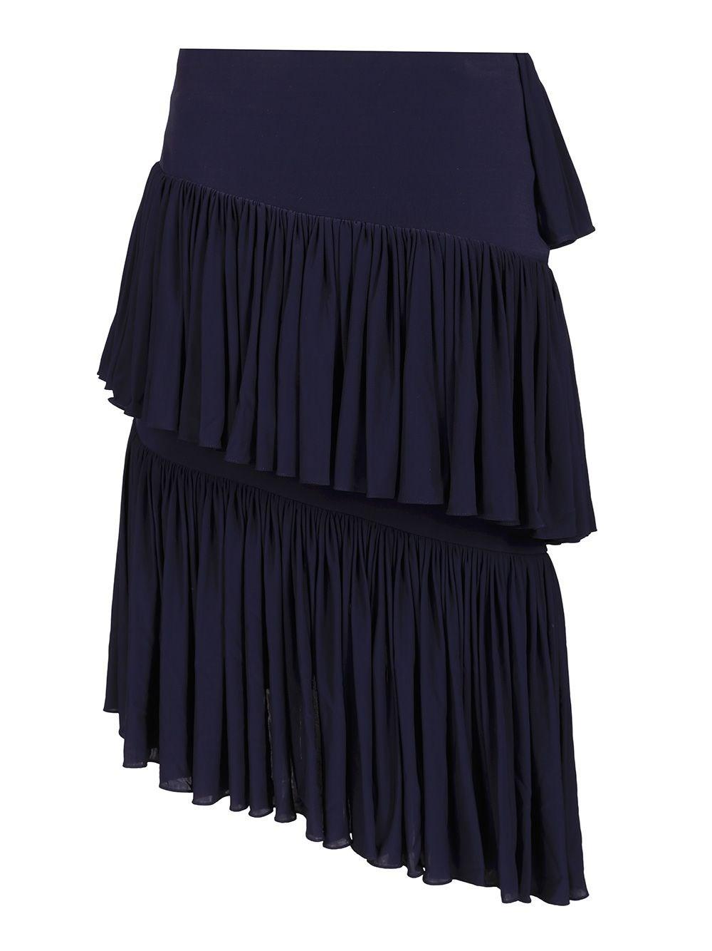 【送料&関税込】Alaia Asymmetrical Spiral Skirt Alaïa Asymmetrical Spiral Skirt Skirts in Blue | Lyst Canada