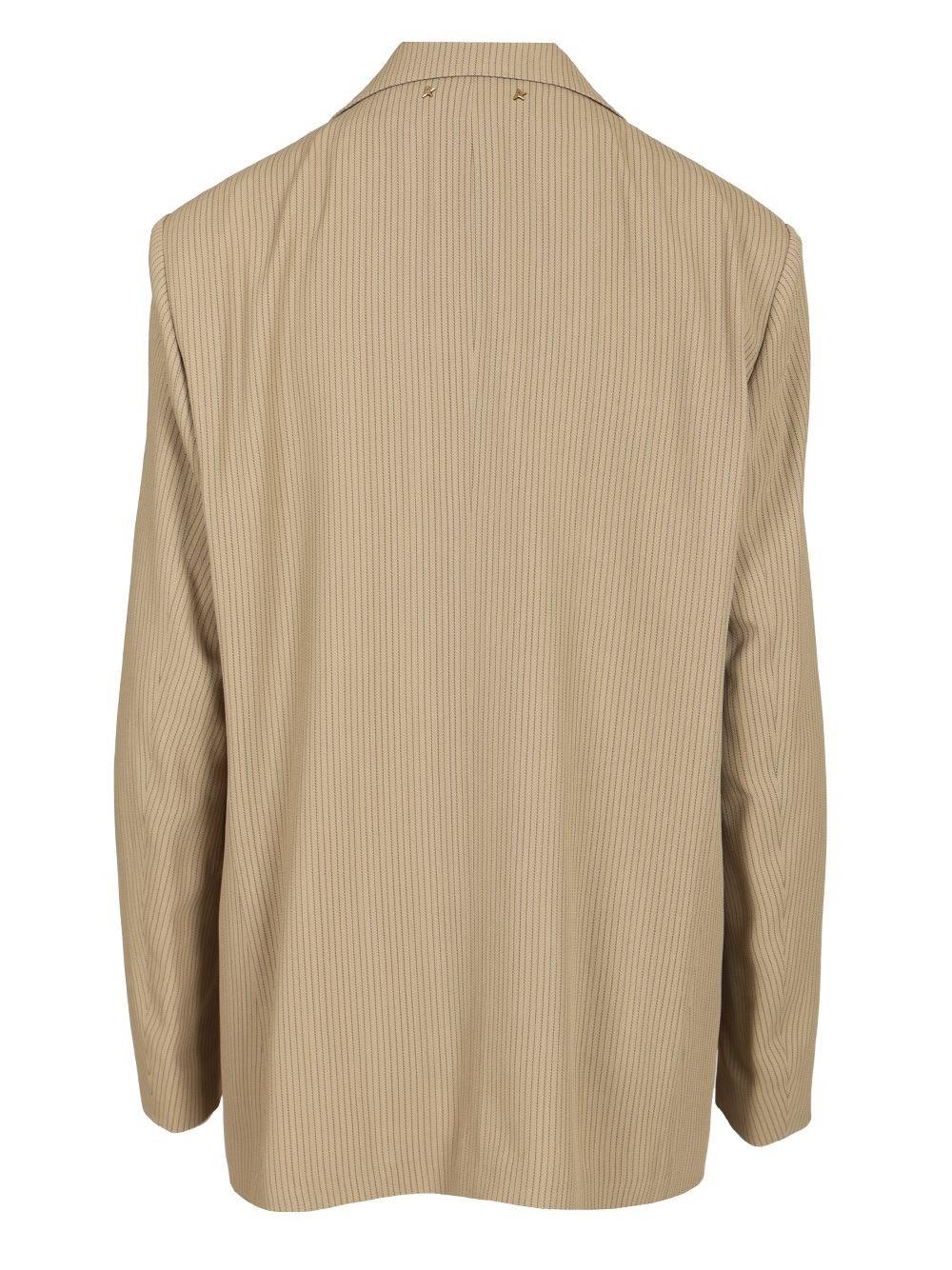 ジャケット Golden Goose Single-Breasted Pinstriped Jacket Golden Goose Single-Breasted Pinstriped Jacket Jackets in