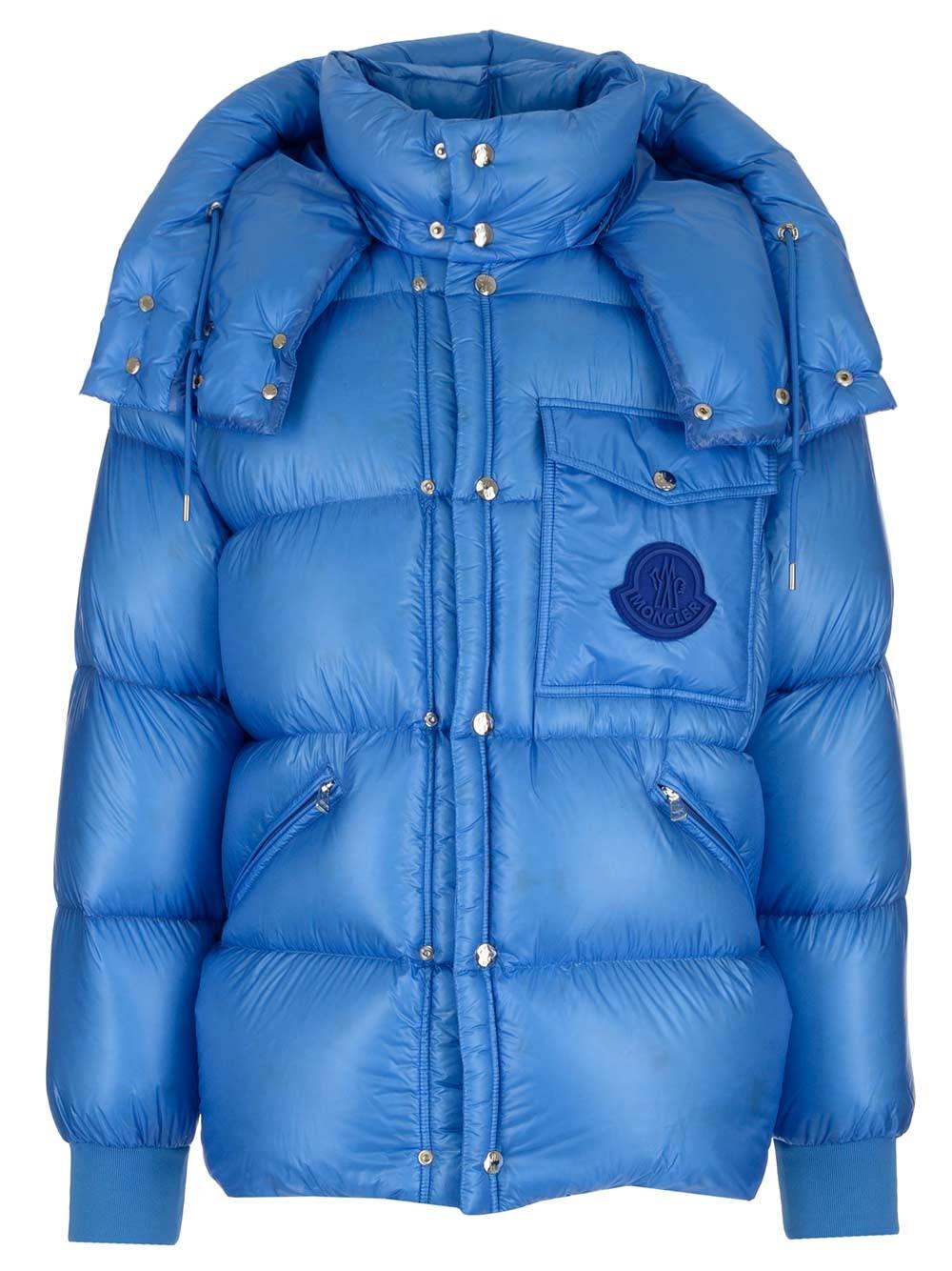 Moncler Lamentin Large Pocket Logo Light in Blue for Men | Lyst Canada