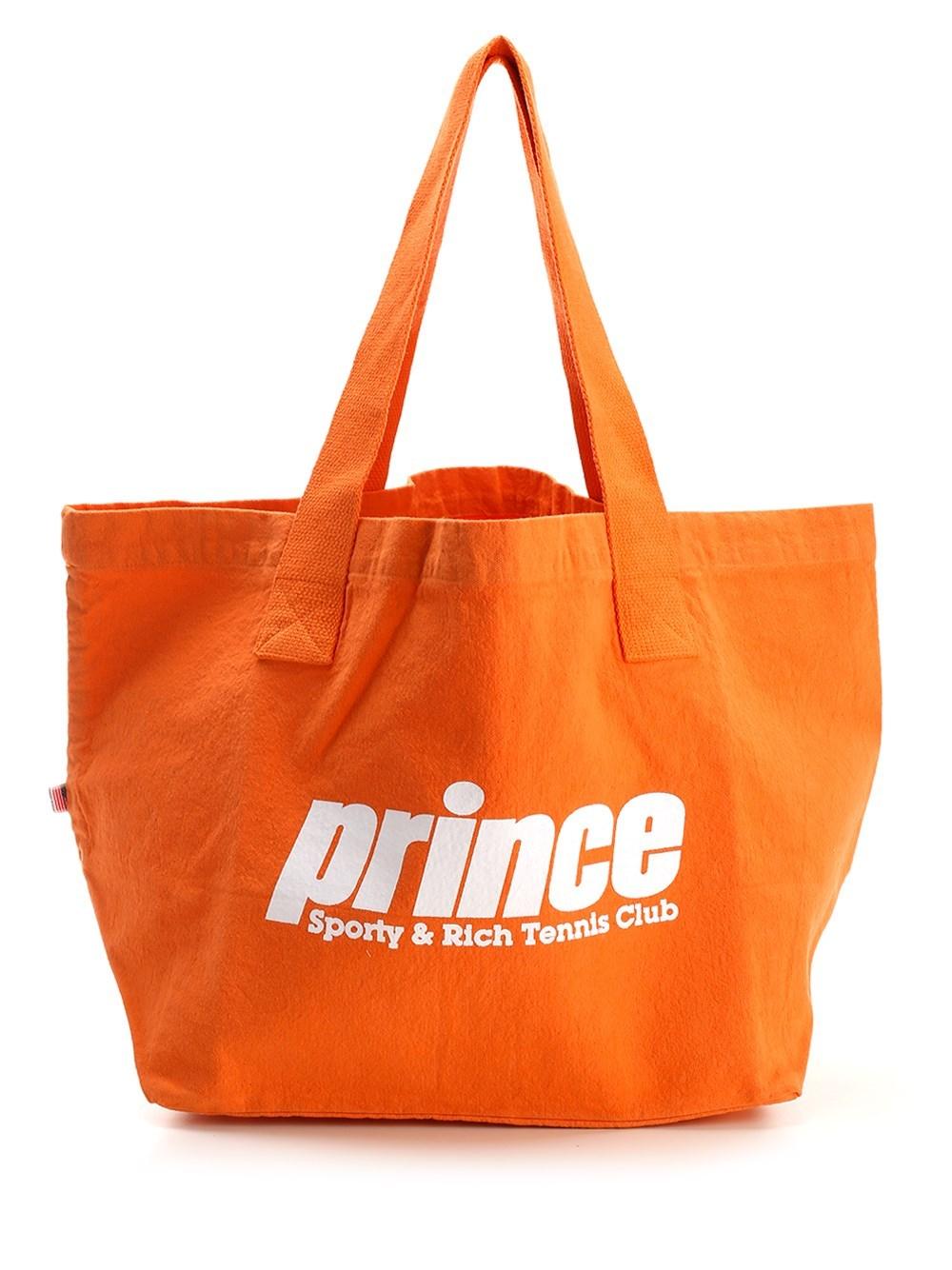Sporty & Rich Prince Sporty Tote Bag in Orange | Lyst