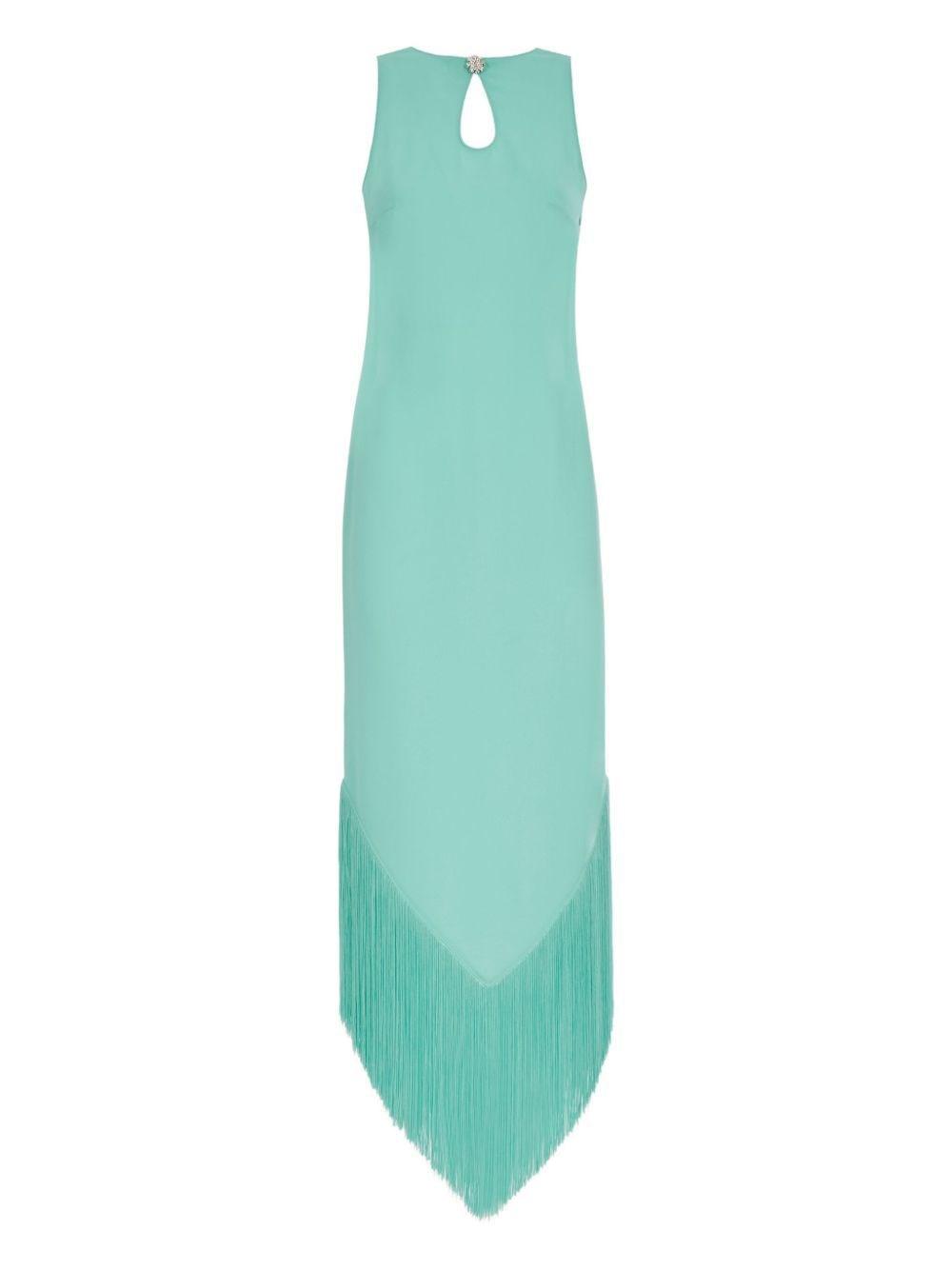ワンピースその他 Taller Marmo Aqua blue Mila dress Taller Marmo Mila off-shoulder crêpe kaftan Taller Marmo