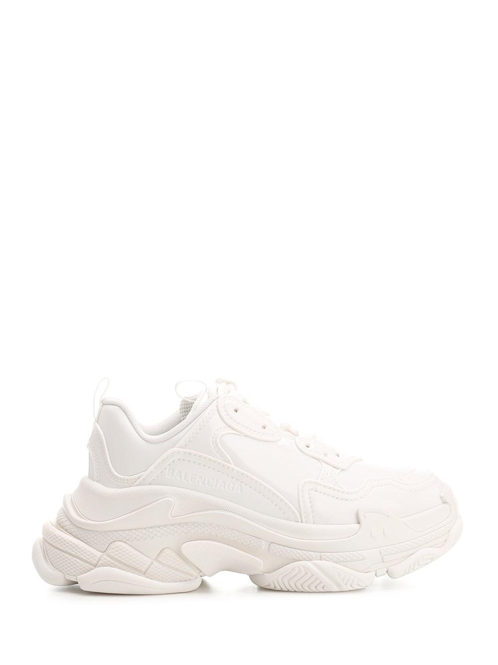 Balenciaga "triple S" Sneakers in White | Lyst